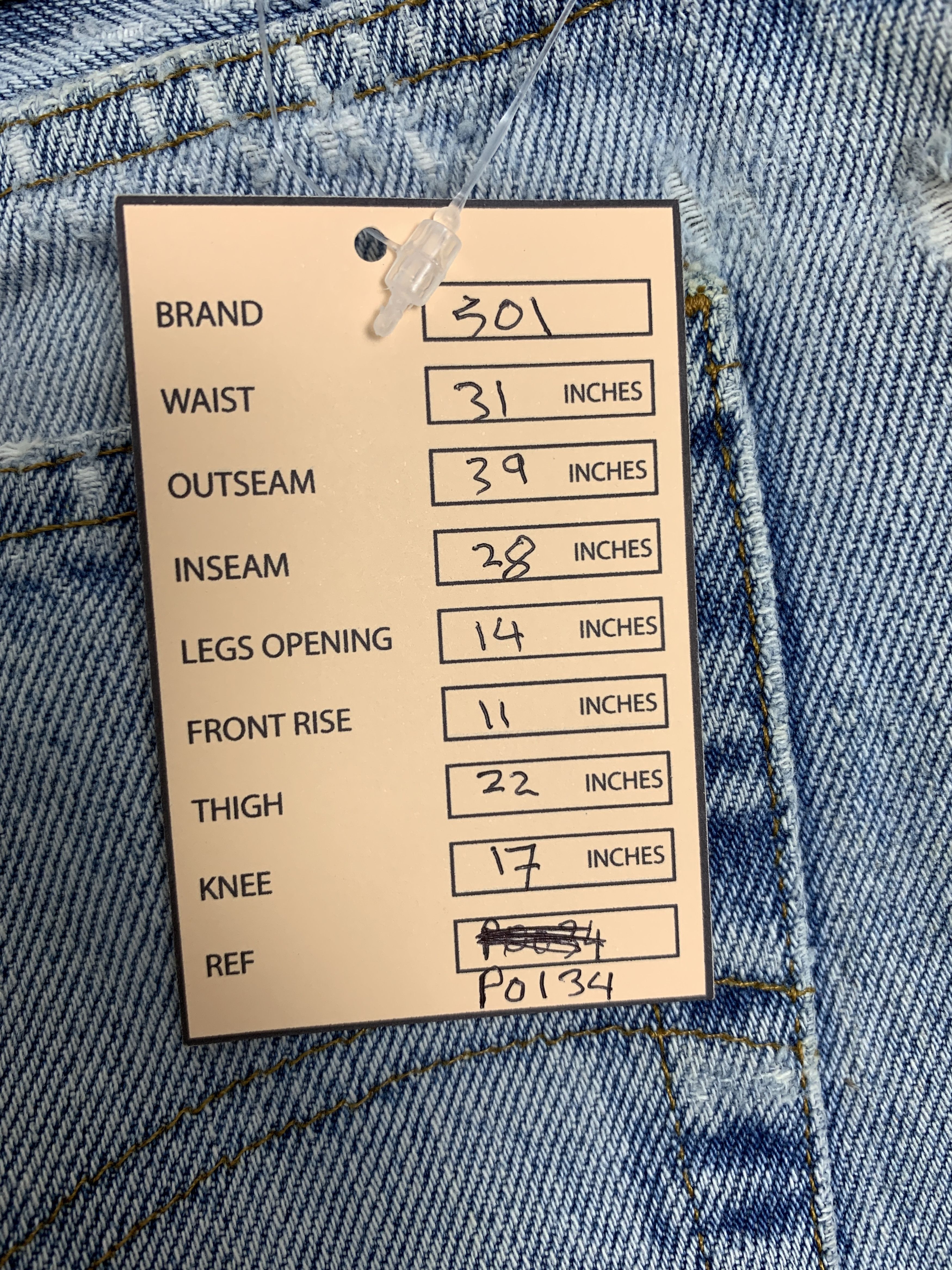 Levi's Vintage 80s LEVI'S 501 Faded Straight Cut Jeans P0134 Size US 31 - 18 Thumbnail