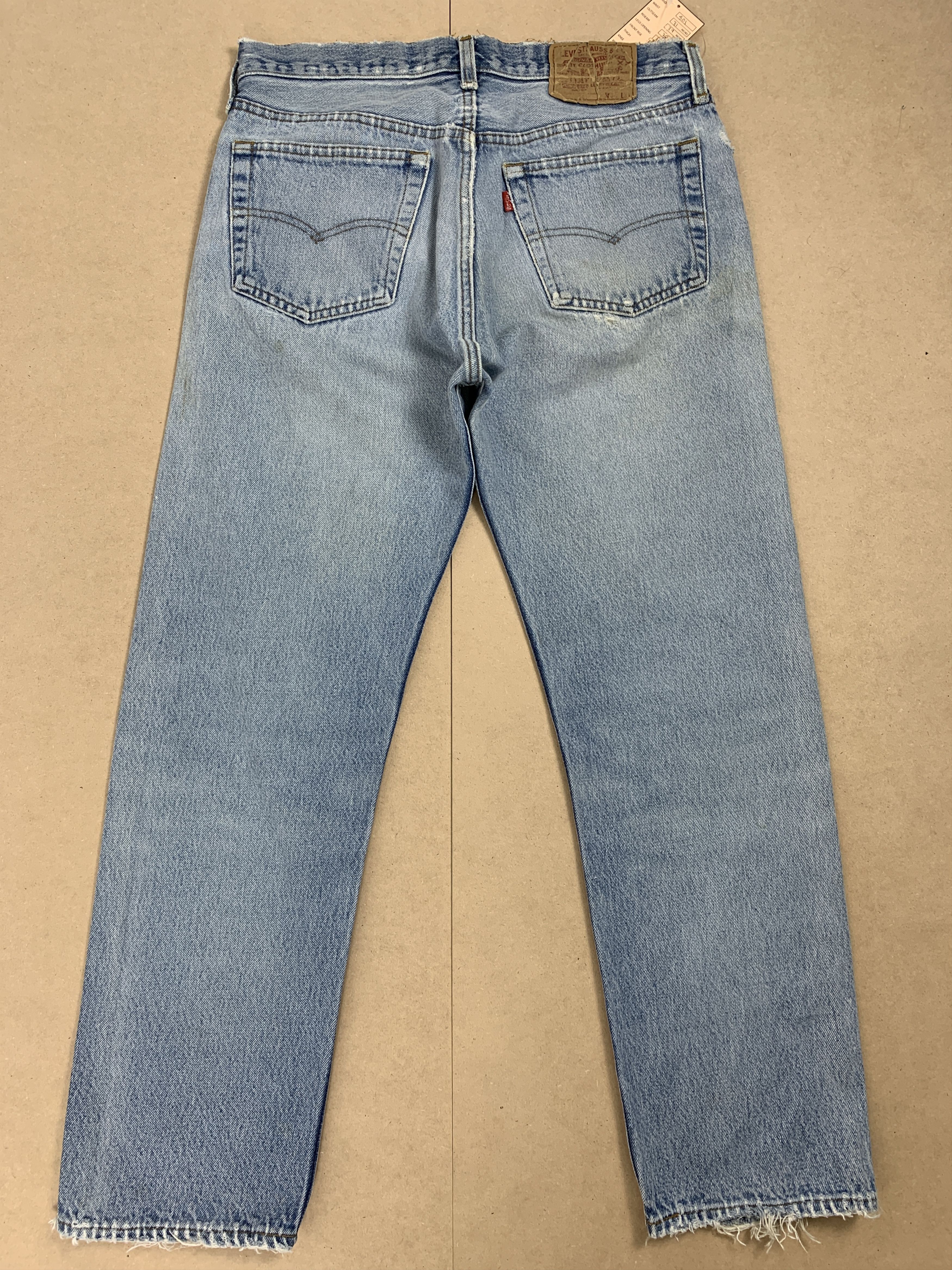 Levi's Vintage 80s LEVI'S 501 Faded Straight Cut Jeans P0134 Size US 31 - 9 Thumbnail