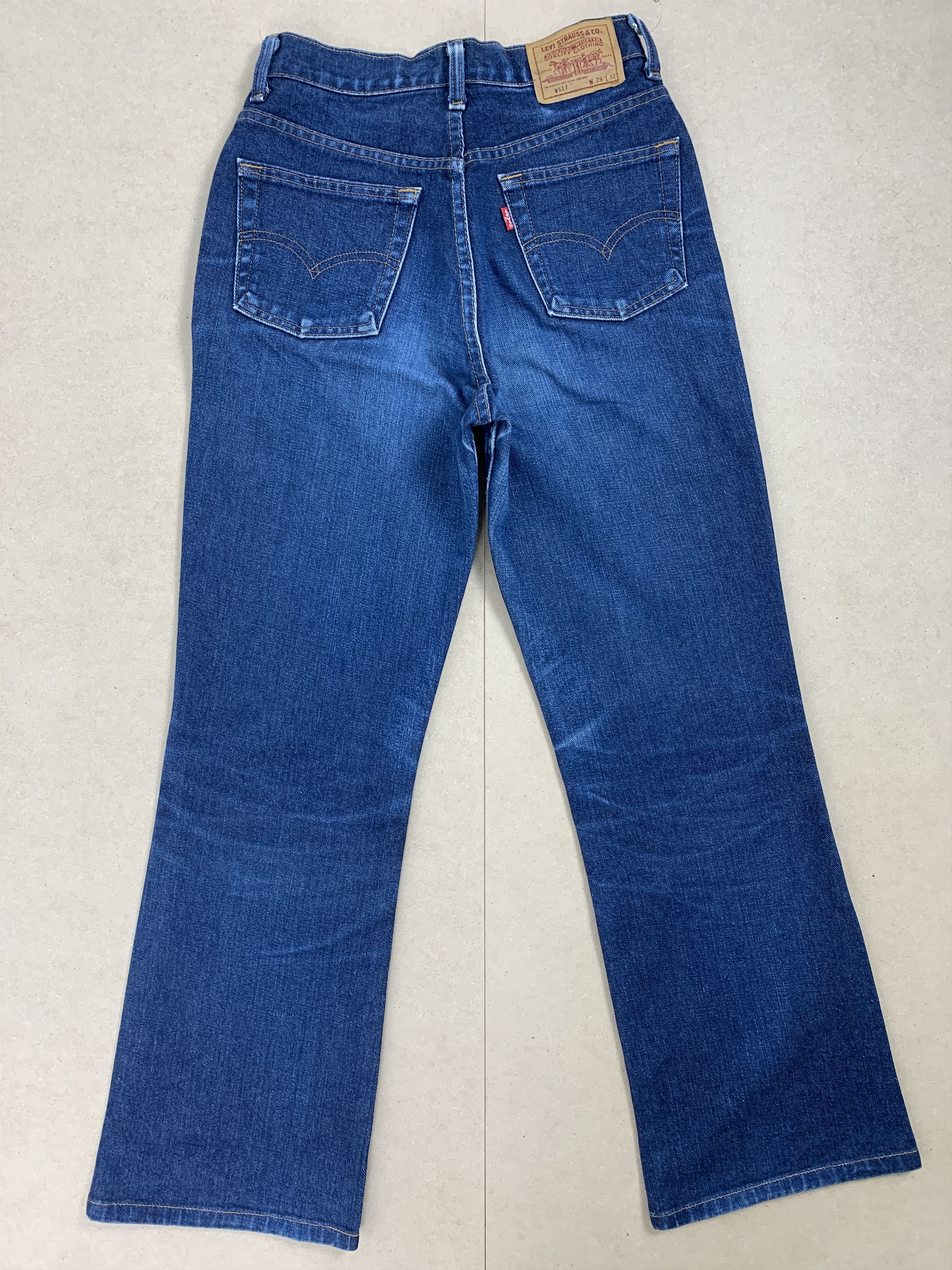 Levi's Vintage LEVI'S 517 Flare Bootcut Faded Jeans P0120 Size 22" - 5 Thumbnail