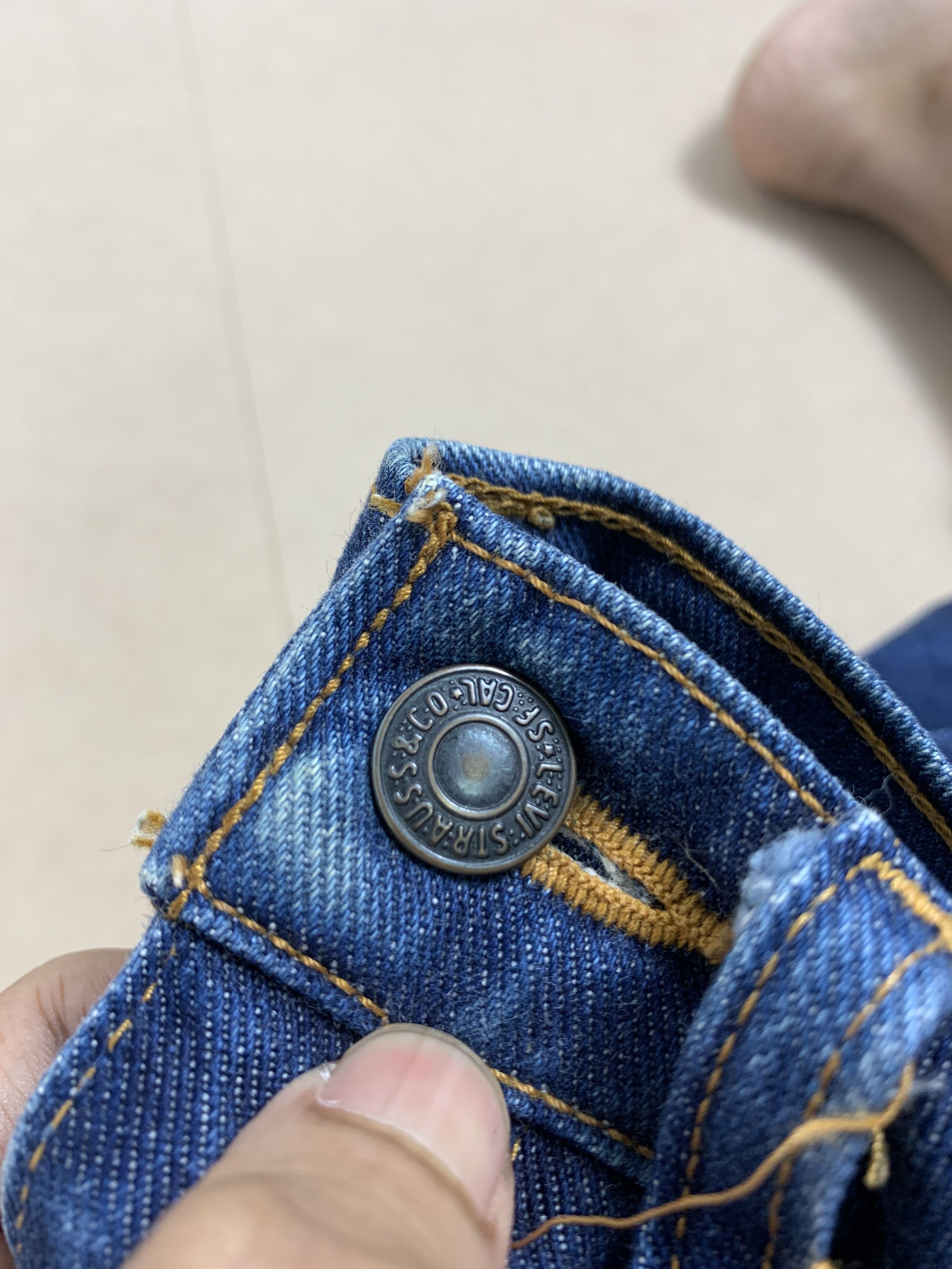 Levi's Vintage LEVI'S 517 Flare Bootcut Faded Jeans P0120 Size 22" - 10 Thumbnail