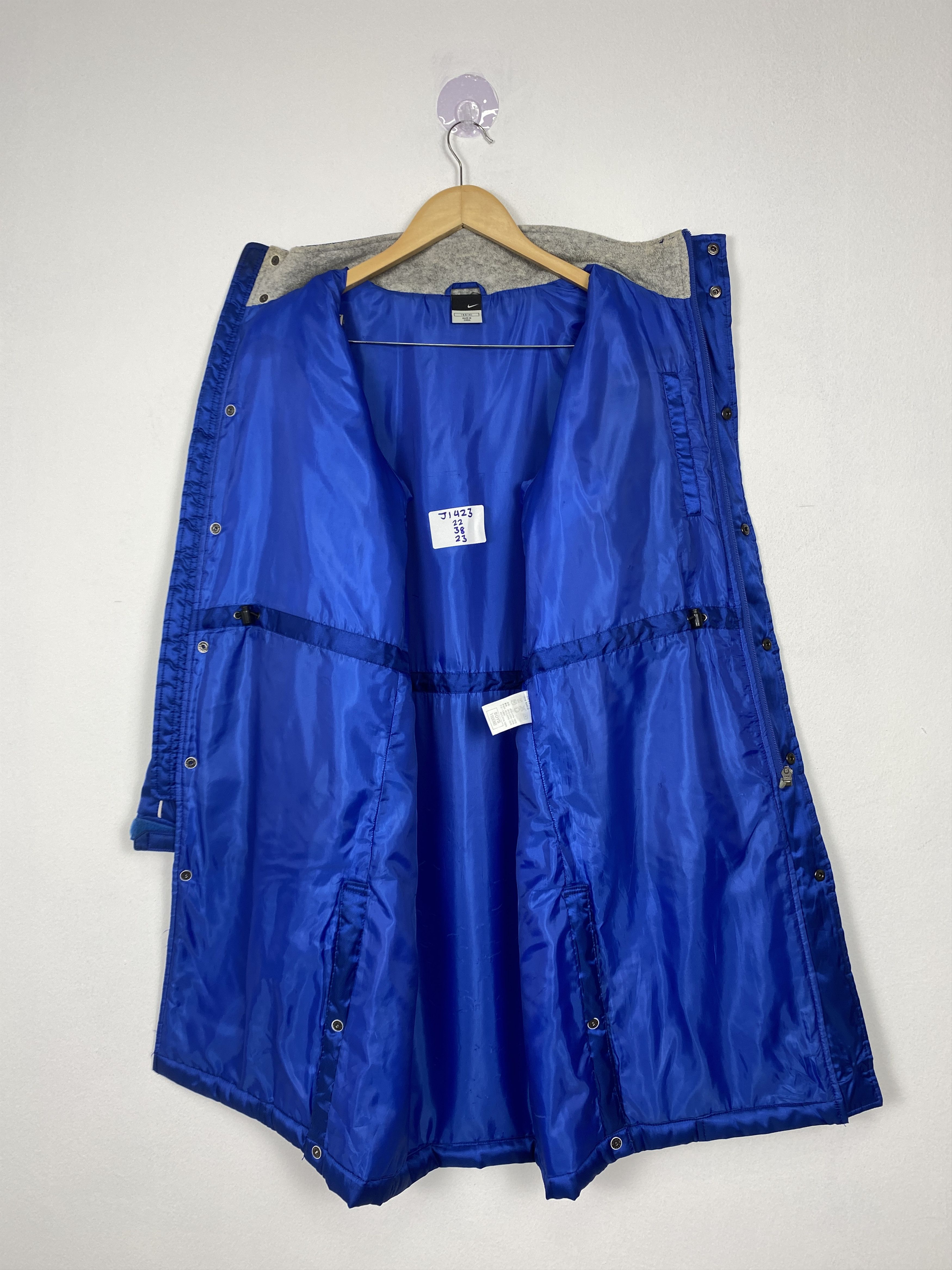Nike Vintage Nike Puffer Zip Up Long Jacket J1423 Size US S / EU 44-46 / 1 - 9 Thumbnail