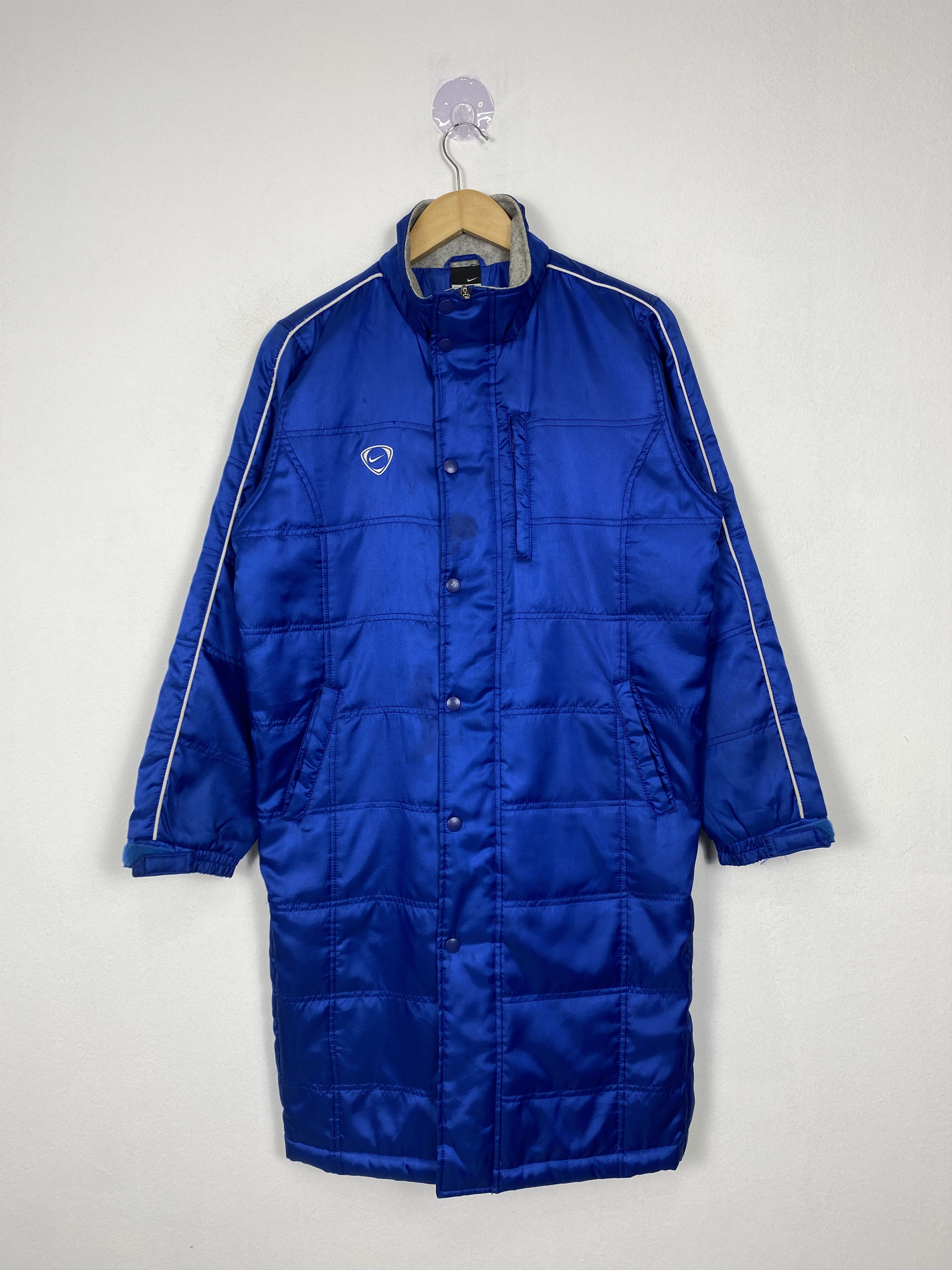 Nike Vintage Nike Puffer Zip Up Long Jacket J1423 Size US S / EU 44-46 / 1 - 1 Thumbnail