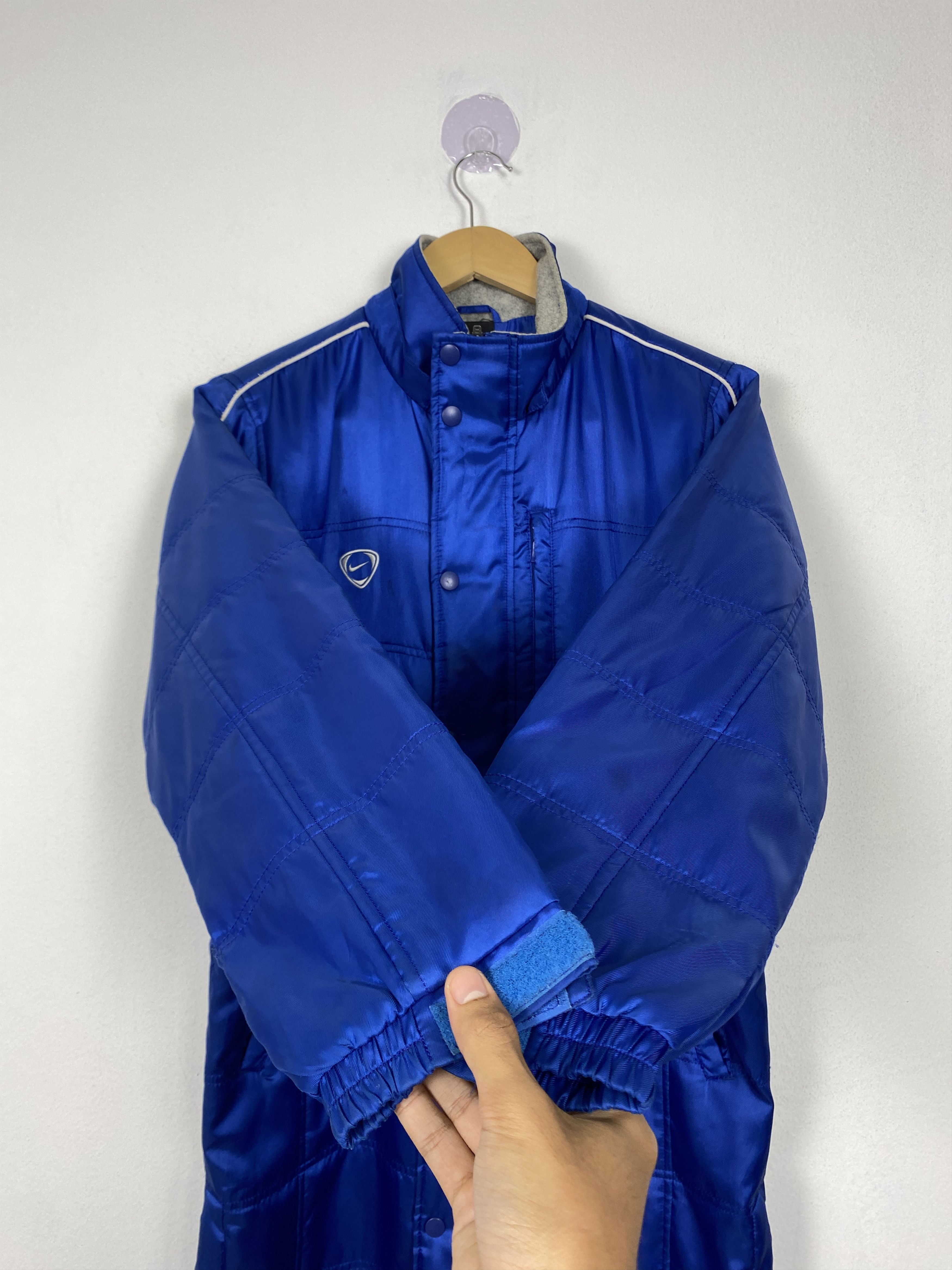 Nike Vintage Nike Puffer Zip Up Long Jacket J1423 Size US S / EU 44-46 / 1 - 7 Thumbnail
