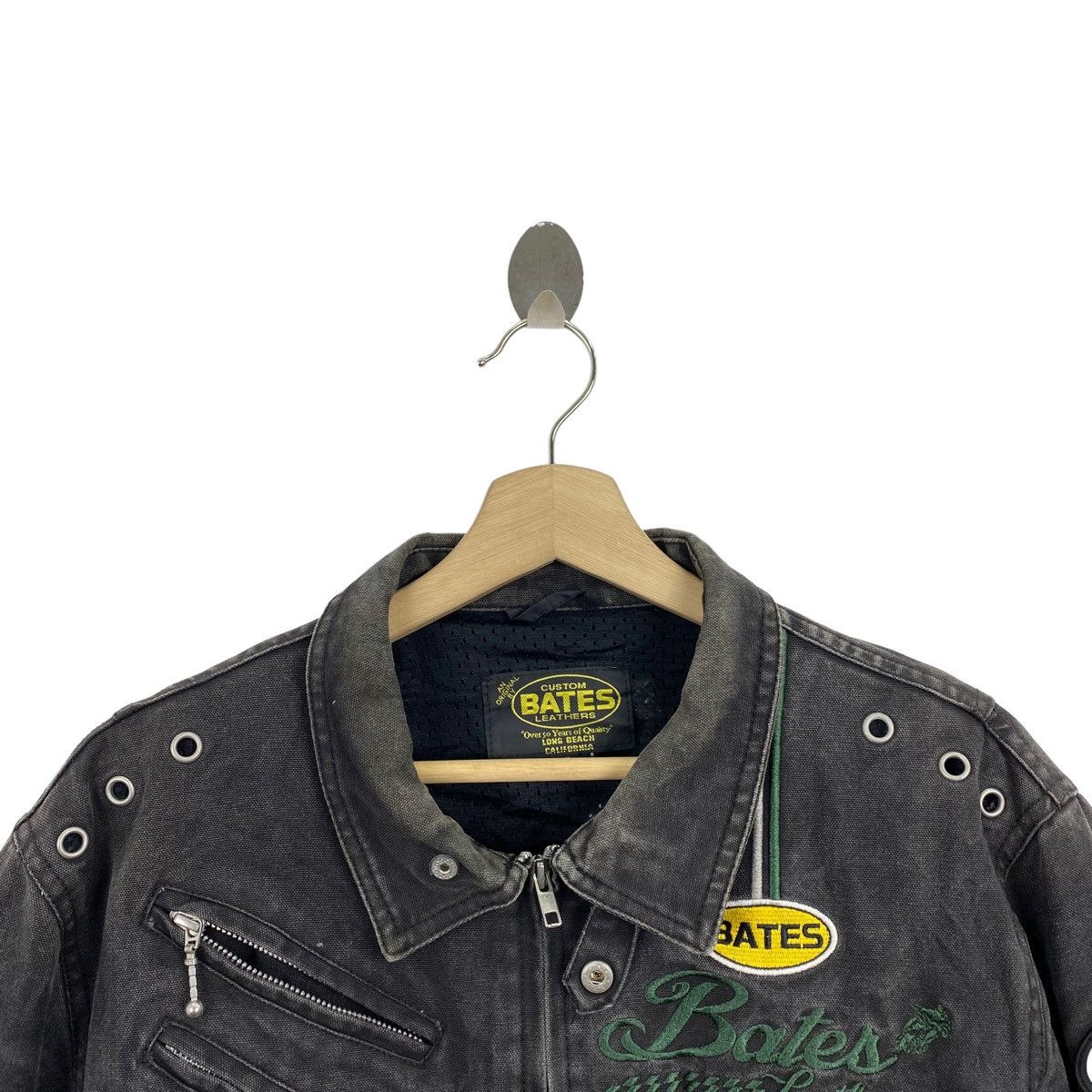 Vintage BATES LEATHERS CALIFORNIA Motorcycle Embroidered Logo Size US L / EU 52-54 / 3 - 4 Thumbnail