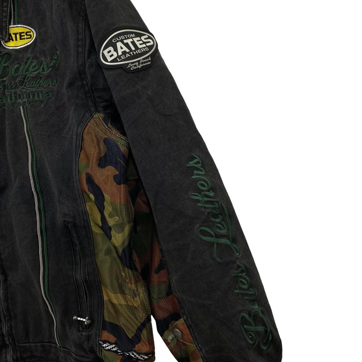 Vintage BATES LEATHERS CALIFORNIA Motorcycle Embroidered Logo Size US L / EU 52-54 / 3 - 7 Thumbnail