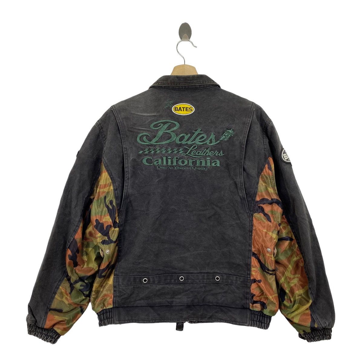 Vintage BATES LEATHERS CALIFORNIA Motorcycle Embroidered Logo Size US L / EU 52-54 / 3 - 1 Thumbnail