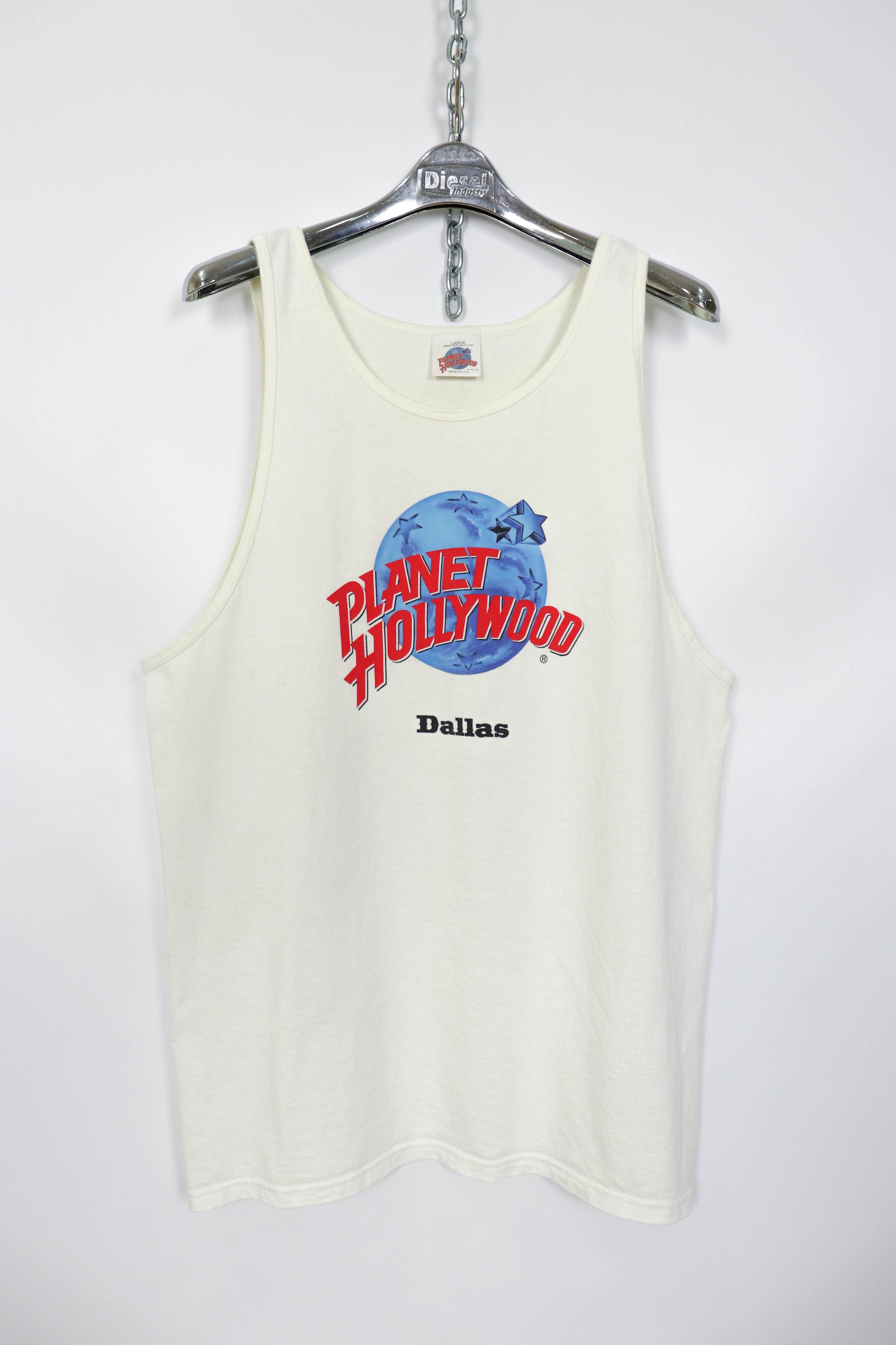 Planet Hollywood Planet Hollywood Dallas Vintage 90's Graphics Tank Top Tee Size US L / EU 52-54 / 3 - 1 Thumbnail