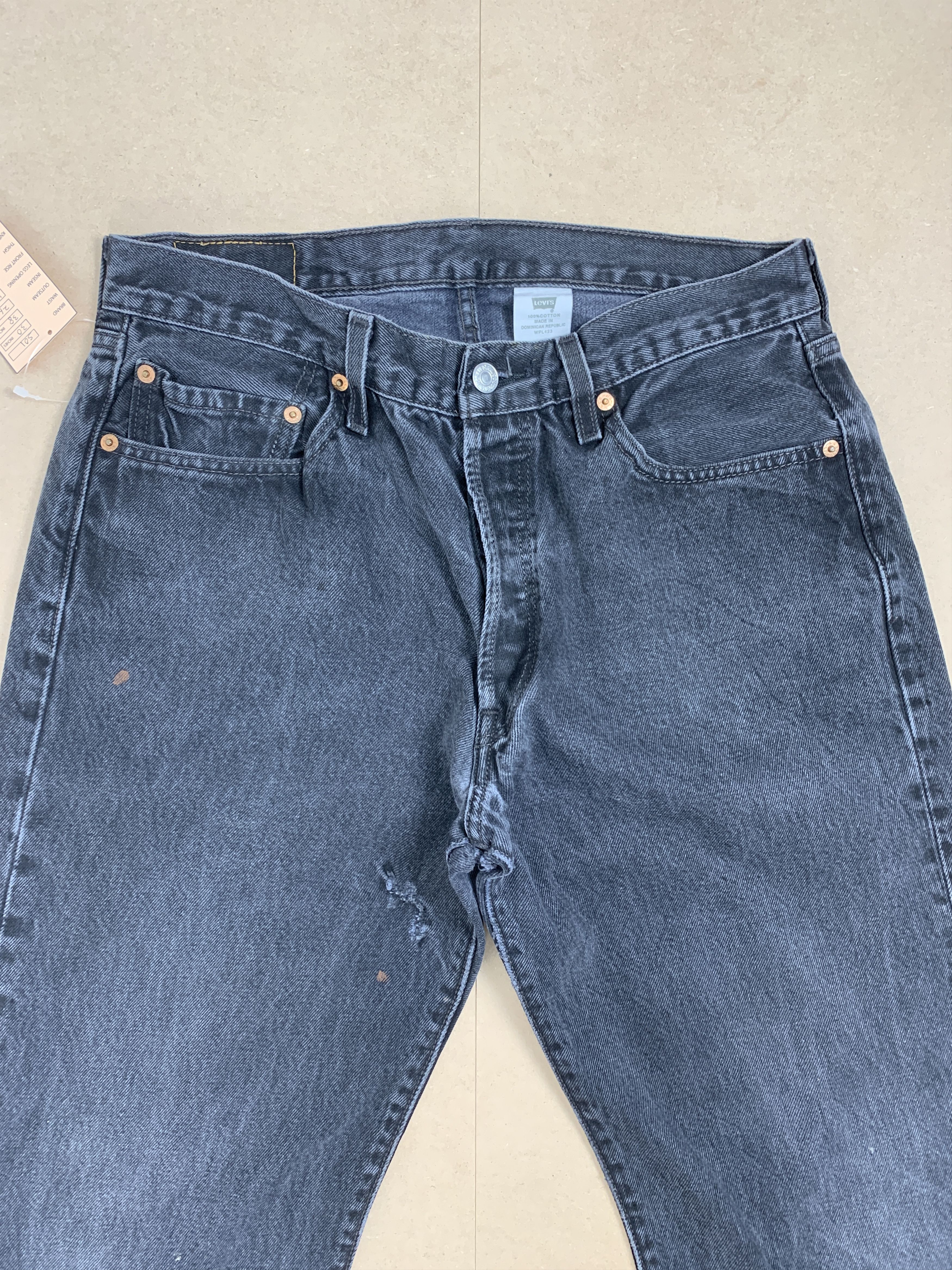 Levi's Vintage LEVI'S 501 Distressed Faded Straight Cut Jeans P0139 Size US 30 / EU 46 - 2 Thumbnail