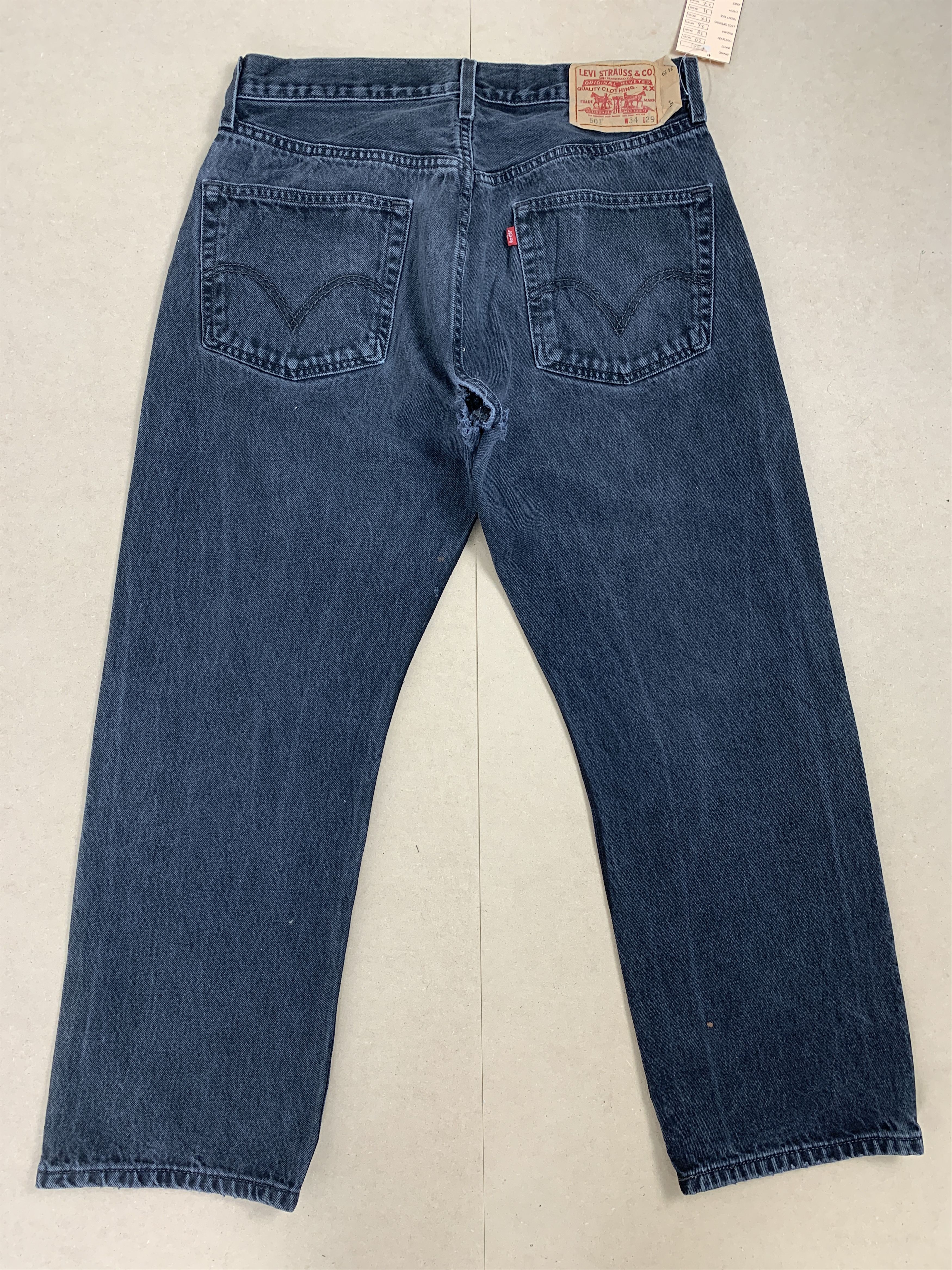 Levi's Vintage LEVI'S 501 Distressed Faded Straight Cut Jeans P0139 Size US 30 / EU 46 - 8 Thumbnail