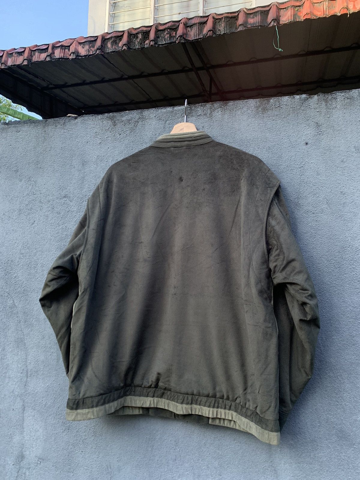 Valentino 🔥Vintage CARLO VALENTINO SEUDE BOMBER JACKET Size US L / EU 52-54 / 3 - 10 Thumbnail