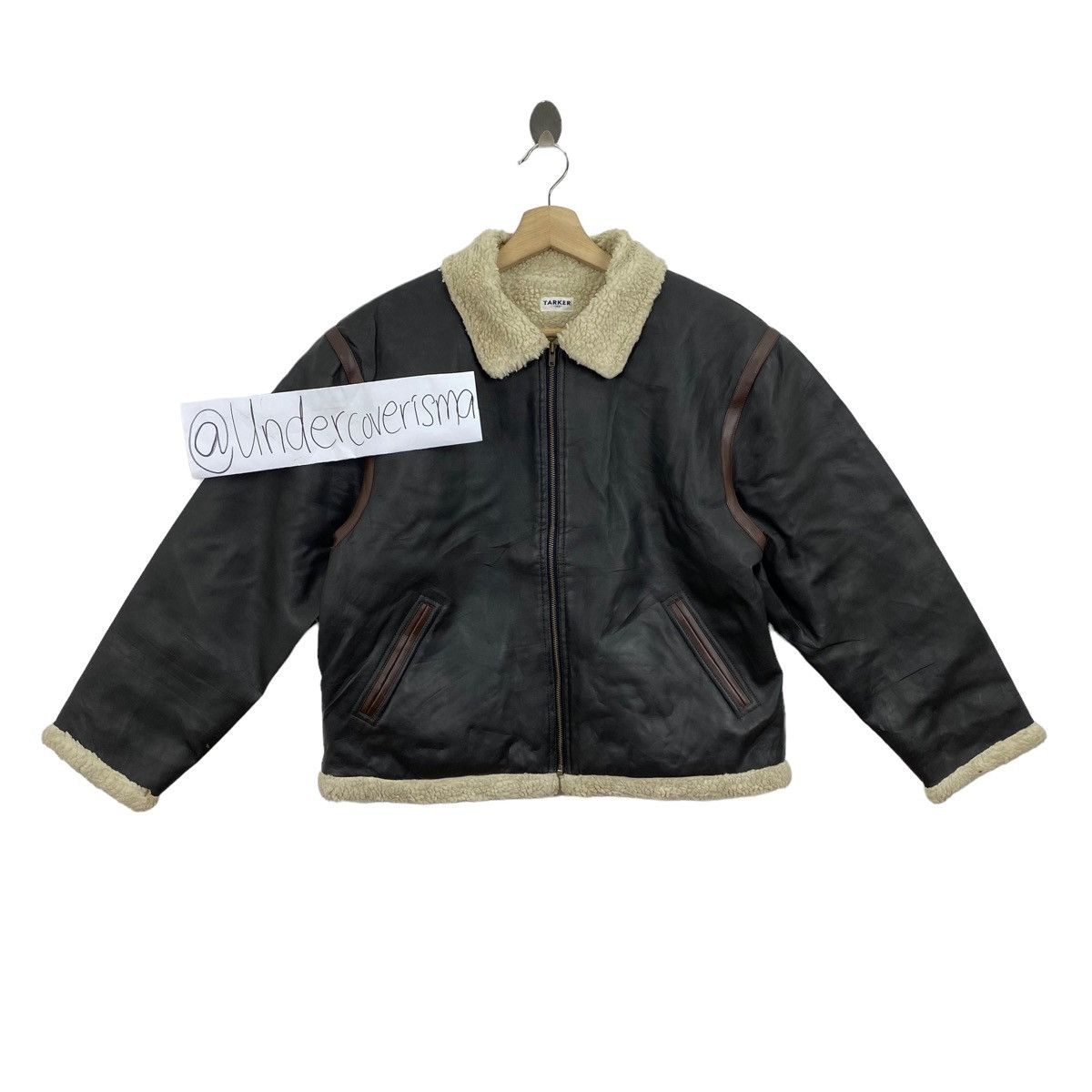 Japanese Brand TARKER Japan Brand Fur Inside Motorcycle Leather Small Size Size US XS / EU 42 / 0 - 1 Thumbnail
