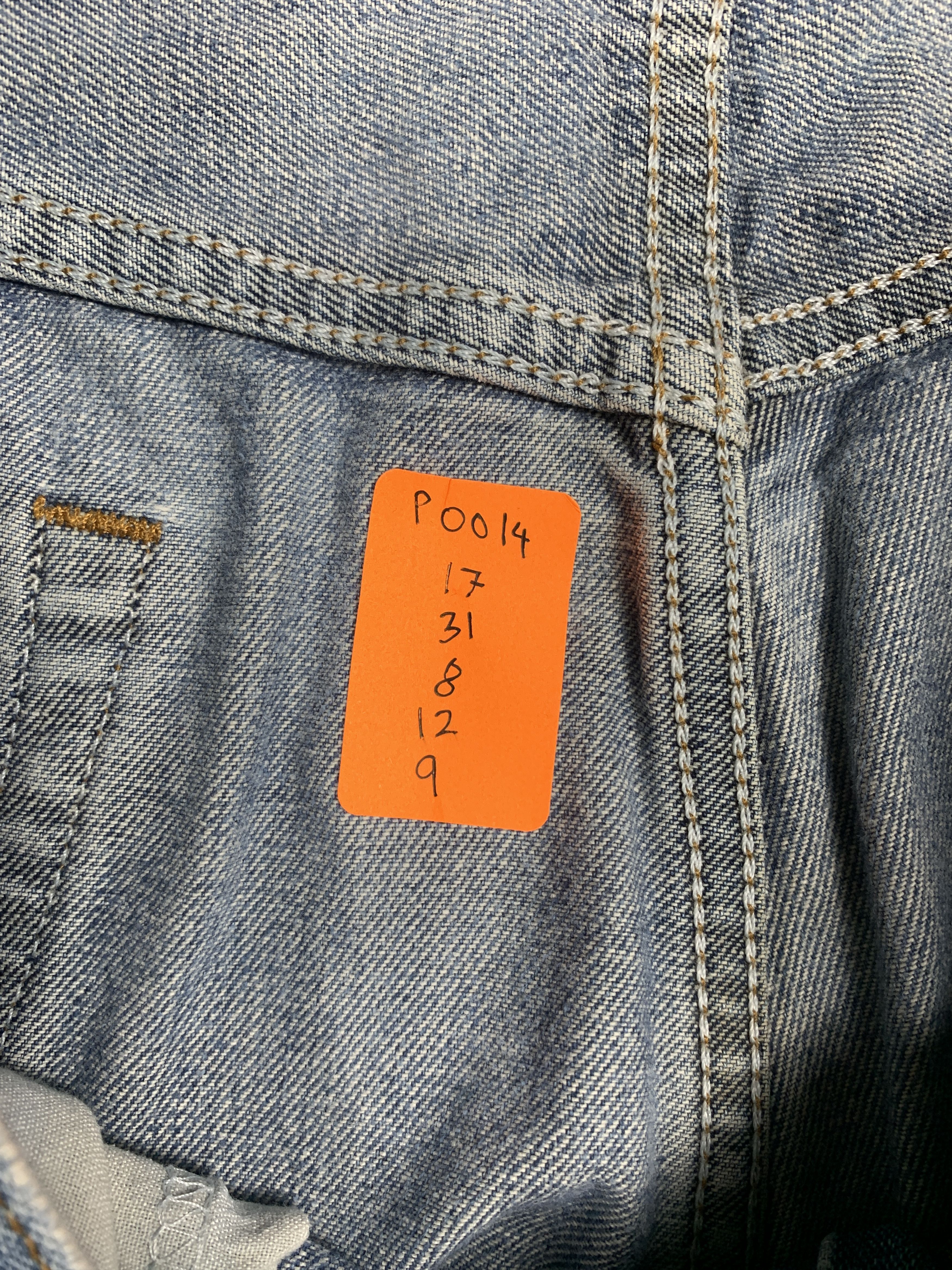 Levi's × Vintage Vintage LEVI'S 505 Distressed Faded Mid Wash Blue Jeans Size US 34 / EU 50 - 7 Thumbnail