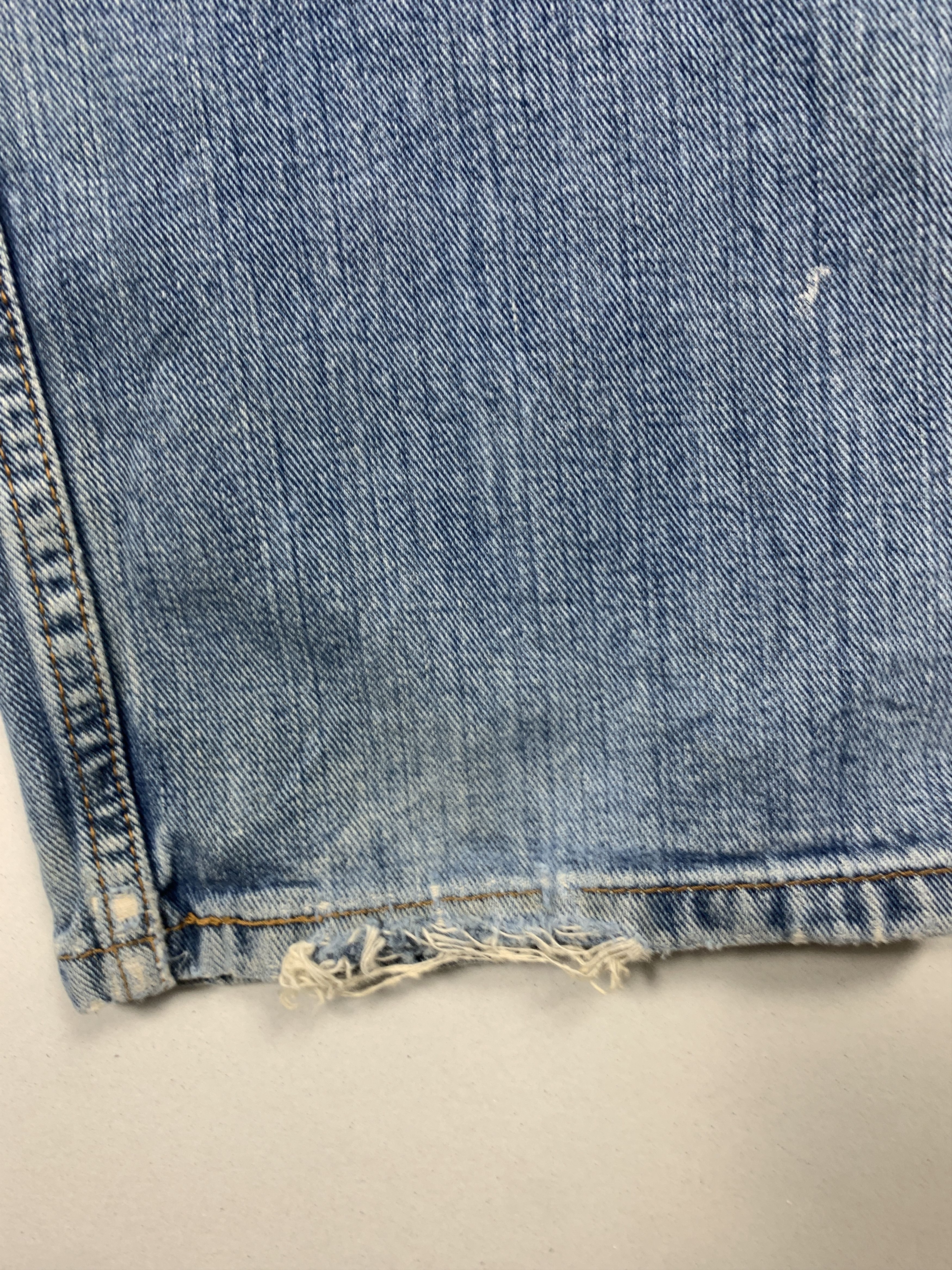 Levi's × Vintage Vintage LEVI'S 505 Distressed Faded Mid Wash Blue Jeans Size US 34 / EU 50 - 19 Thumbnail