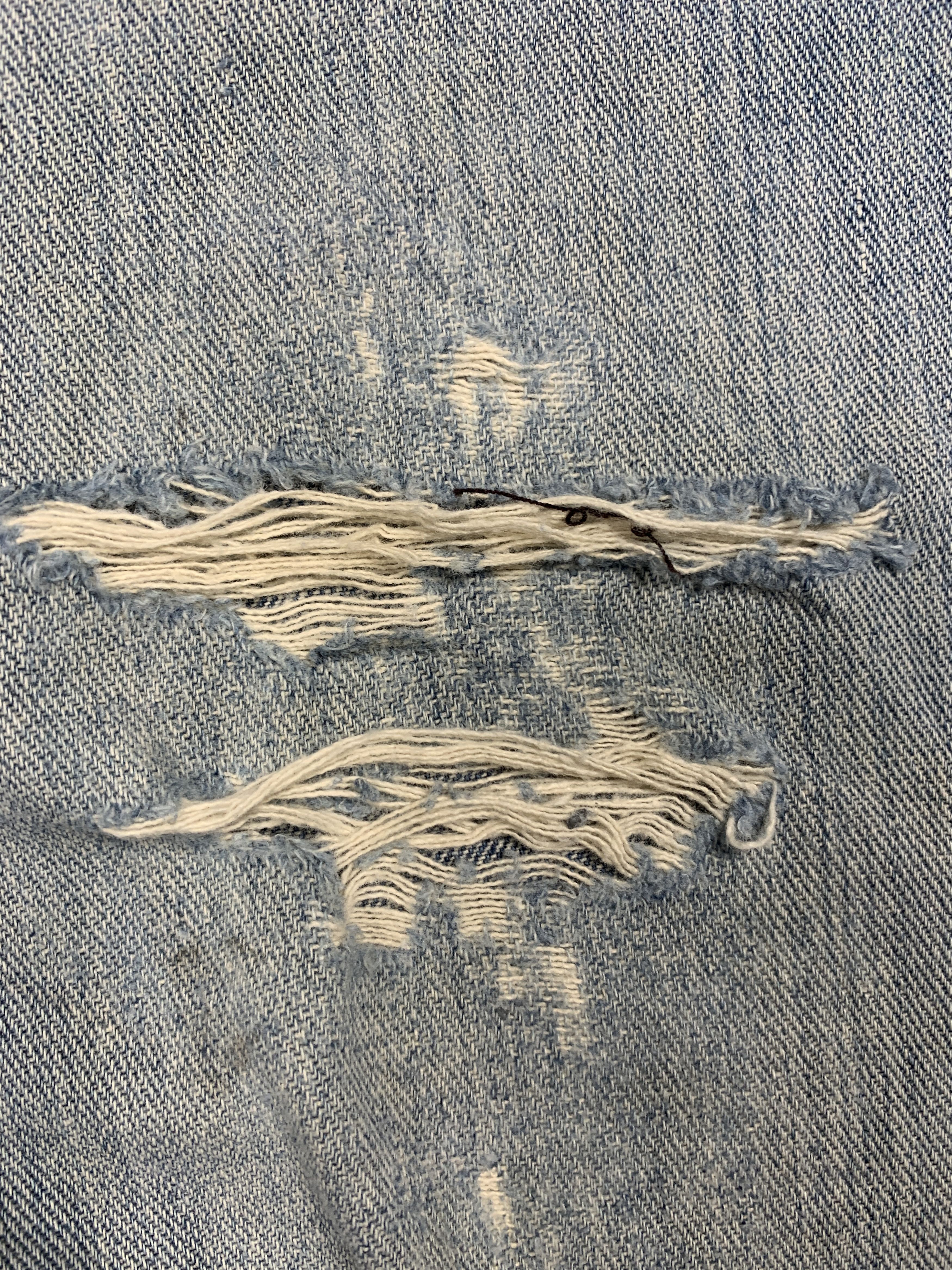 Levi's × Vintage Vintage LEVI'S 505 Distressed Faded Mid Wash Blue Jeans Size US 34 / EU 50 - 13 Thumbnail