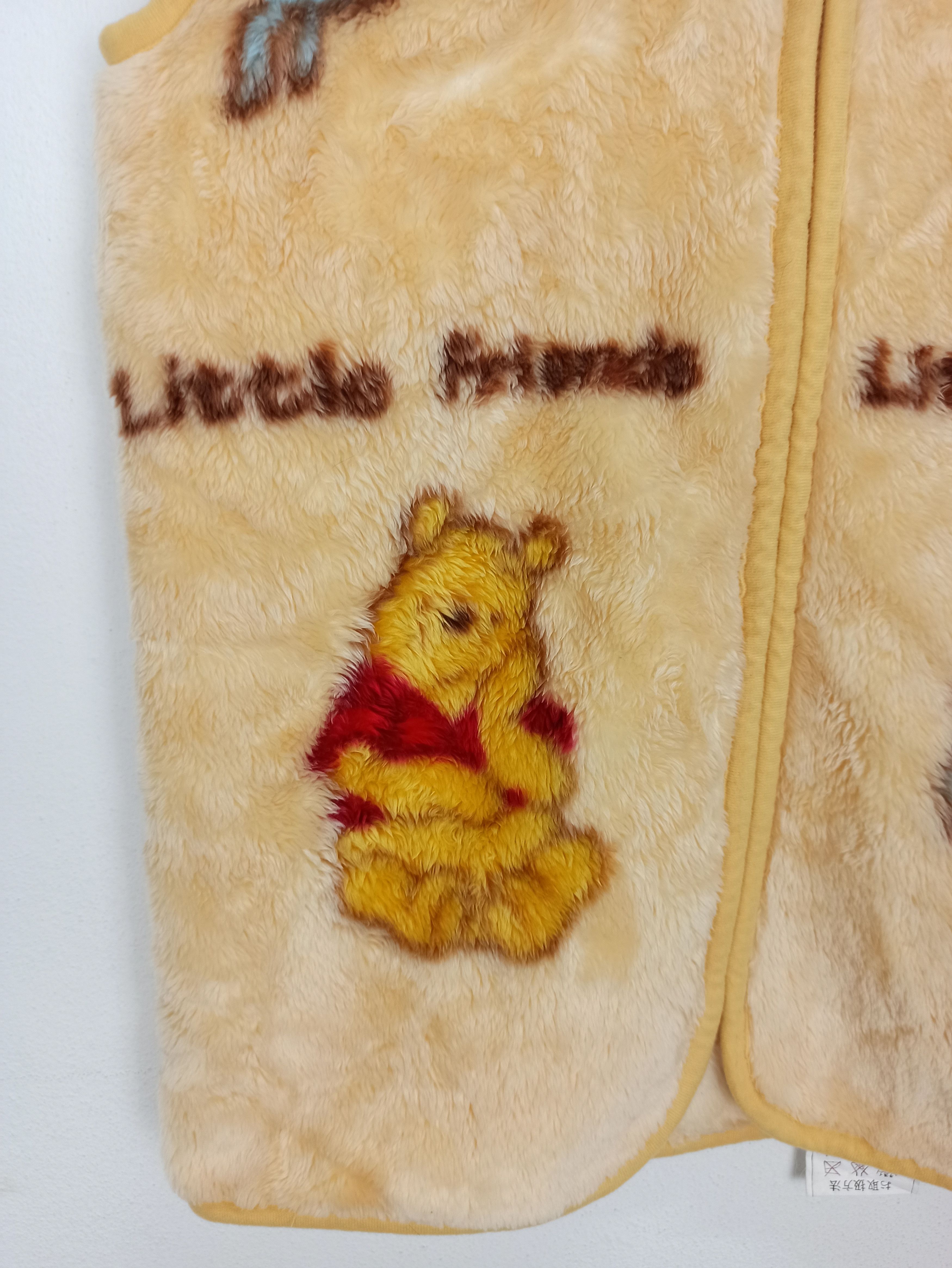 Cartoon Network 🔥Rare🔥 Winnie the Pooh Fleece Vest Mink fur Size US M / EU 48-50 / 2 - 4 Thumbnail