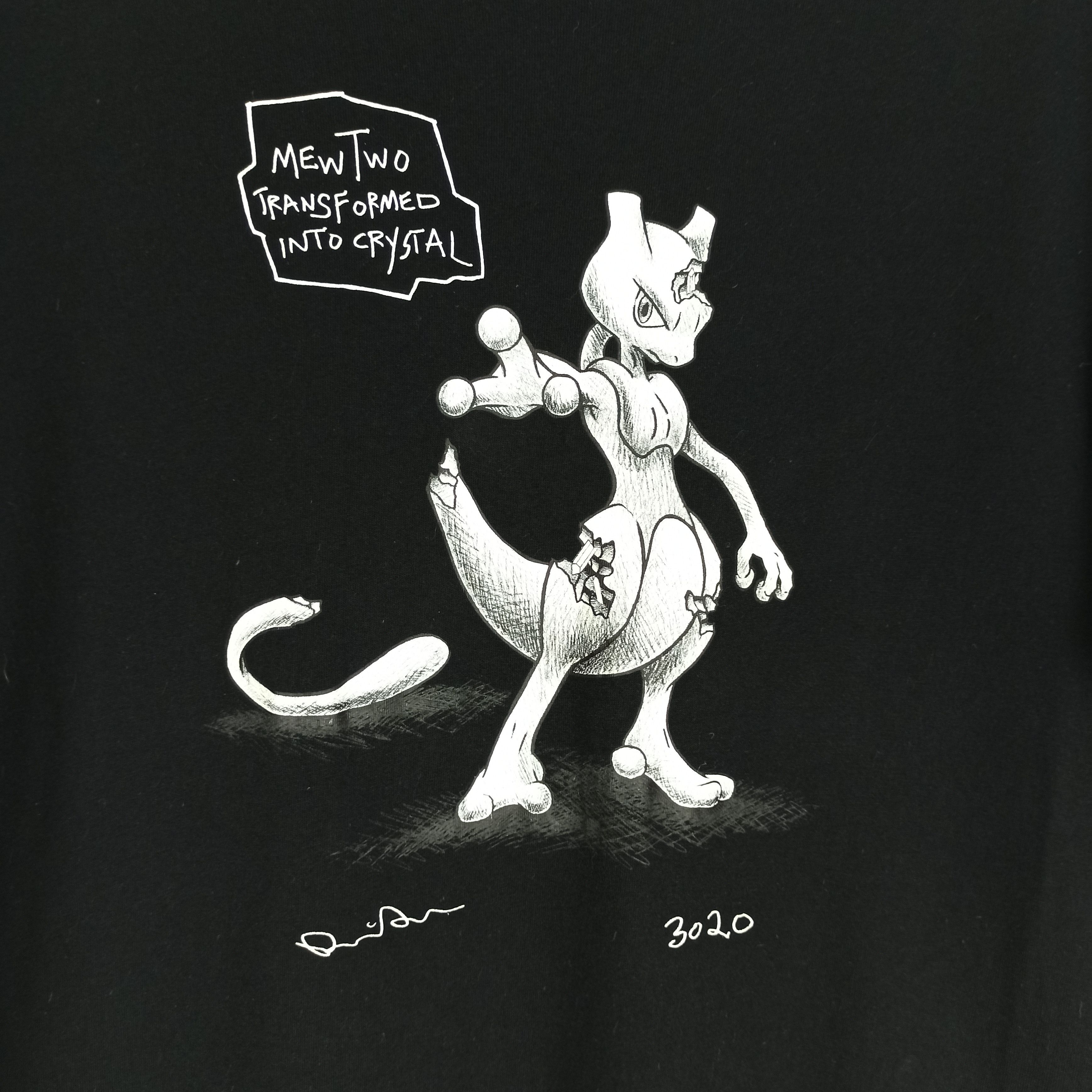 Daniel Arsham × Pokemon × Uniqlo Rare🔥Pokémon Mewtwo X Daniel Arsham Uniqlo Tshirt Size US M / EU 48-50 / 2 - 2 Thumbnail