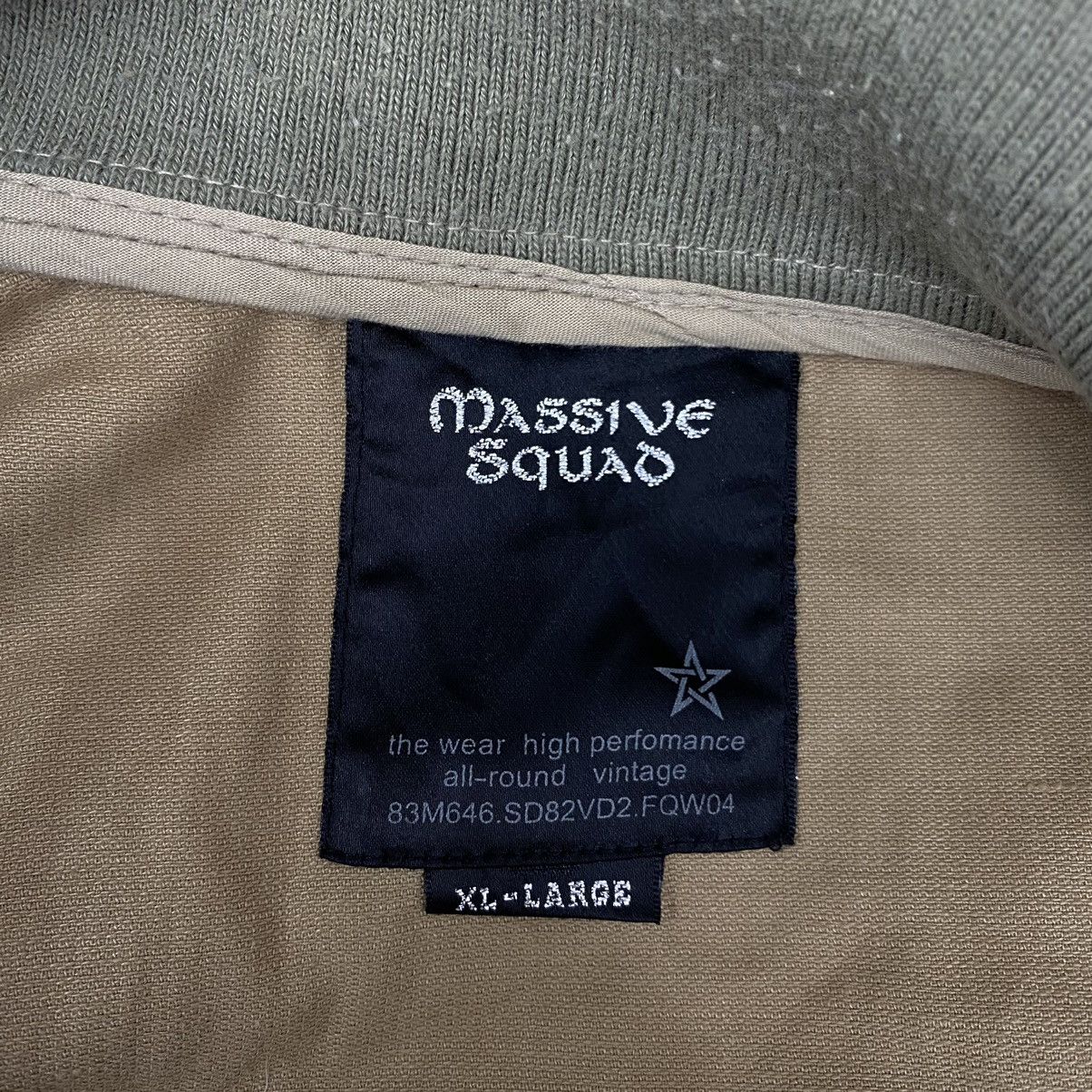 Vintage MASSIVE SQUAD Japanese Brand Multi Pocket Brown Parka Jacket Size US XL / EU 56 / 4 - 4 Thumbnail