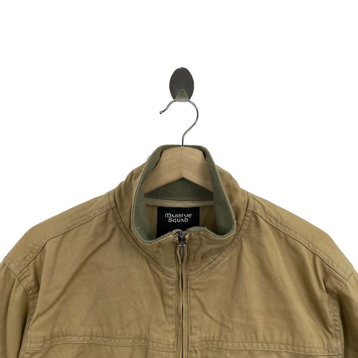 Vintage MASSIVE SQUAD Japanese Brand Multi Pocket Brown Parka Jacket Size US XL / EU 56 / 4 - 2 Thumbnail