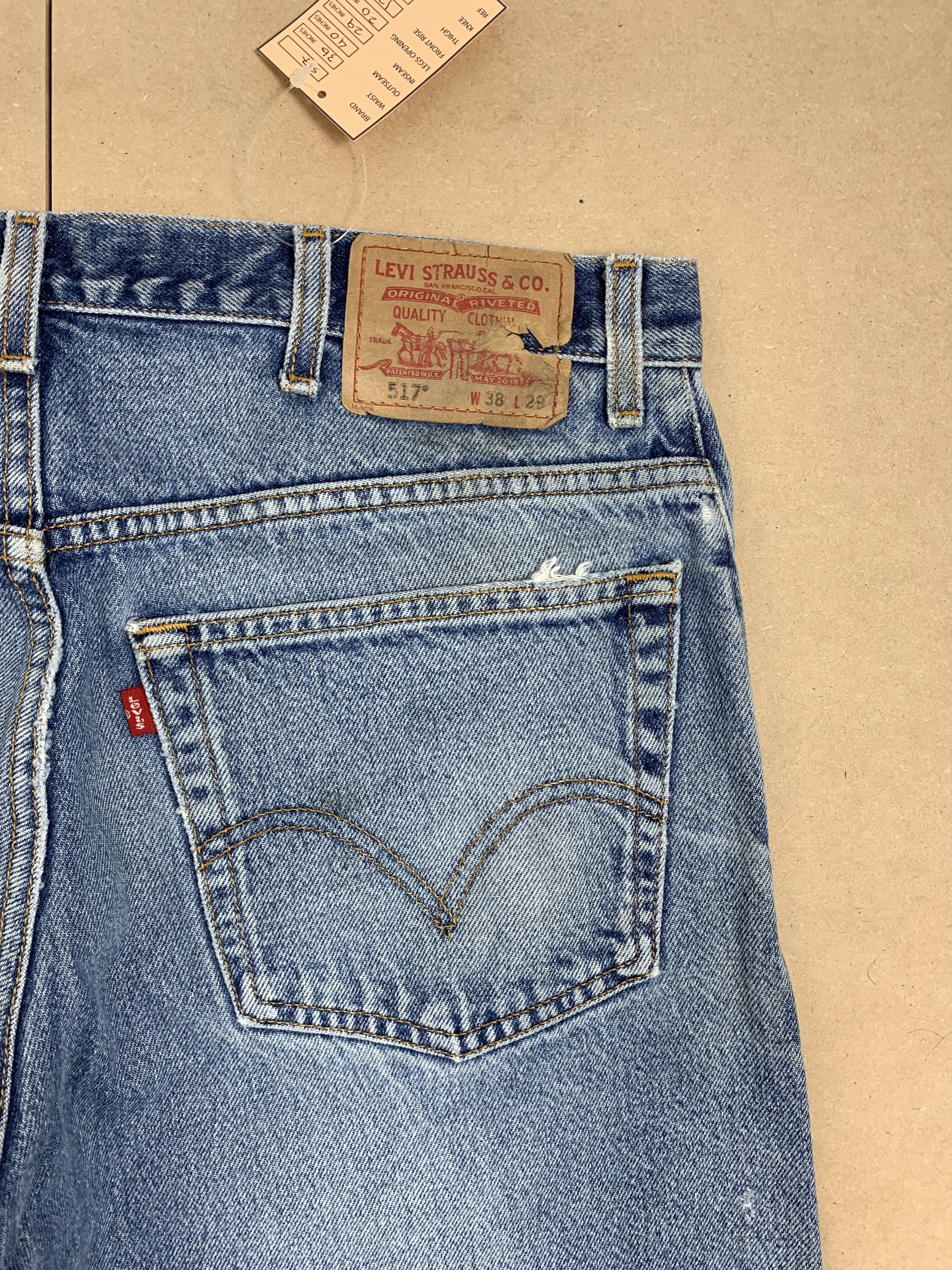 Levi's Vintage LEVI'S 517 Flared BootCut Faded Mid Wash Jeans P0200 Size US 36 / EU 52 - 10 Thumbnail