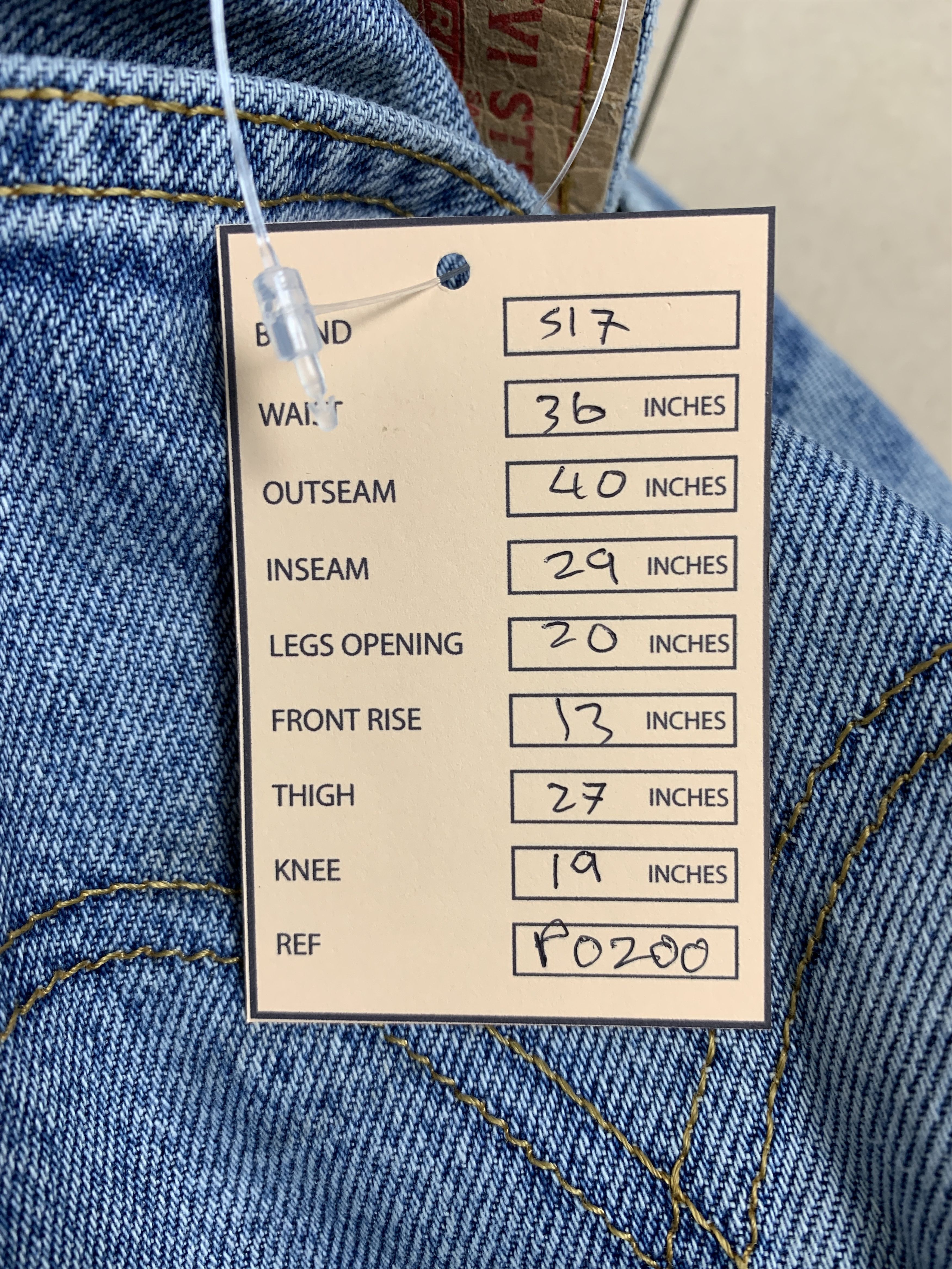 Levi's Vintage LEVI'S 517 Flared BootCut Faded Mid Wash Jeans P0200 Size US 36 / EU 52 - 19 Thumbnail