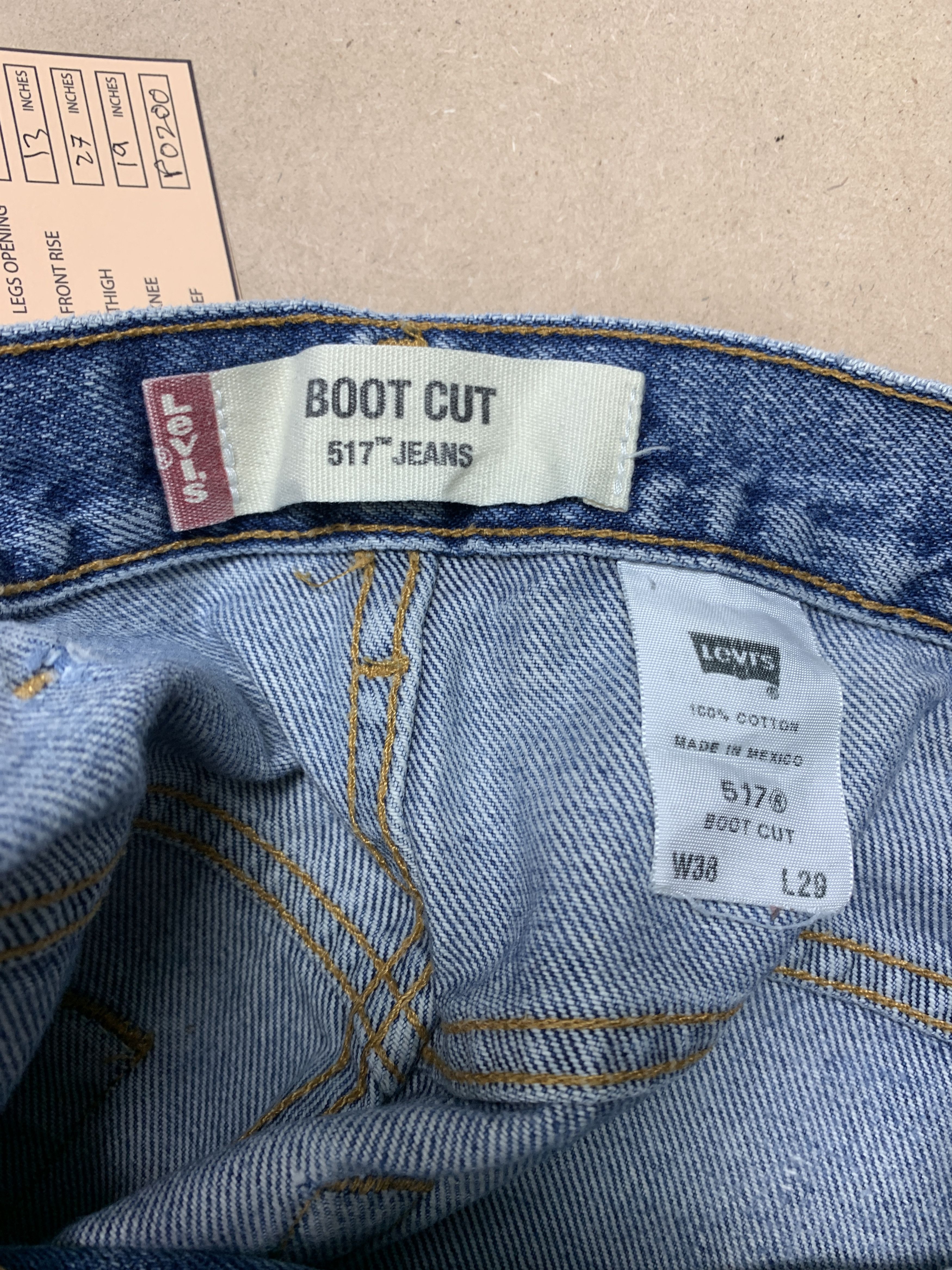 Levi's Vintage LEVI'S 517 Flared BootCut Faded Mid Wash Jeans P0200 Size US 36 / EU 52 - 13 Thumbnail