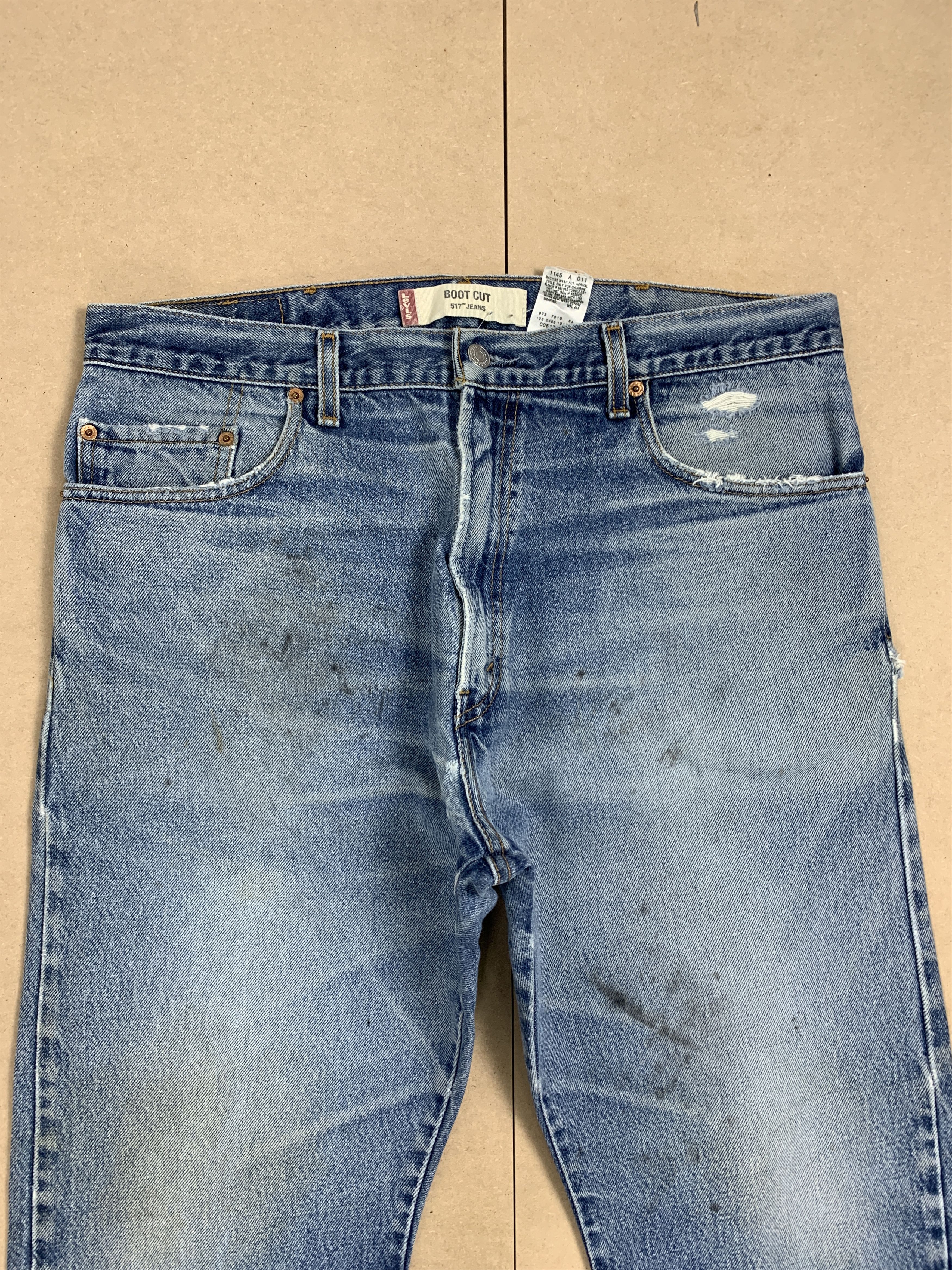 Levi's Vintage LEVI'S 517 Flared BootCut Faded Mid Wash Jeans P0200 Size US 36 / EU 52 - 2 Thumbnail