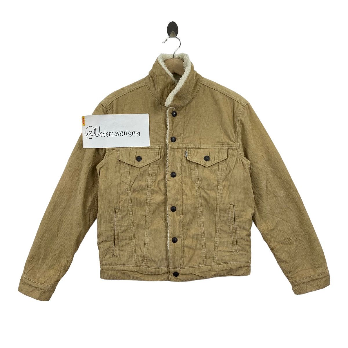 Levi's × Vintage Vintage LEVIS STRAUSS & Co Fur Inside Button Up Denim Jacket Size US M / EU 48-50 / 2 - 1 Thumbnail