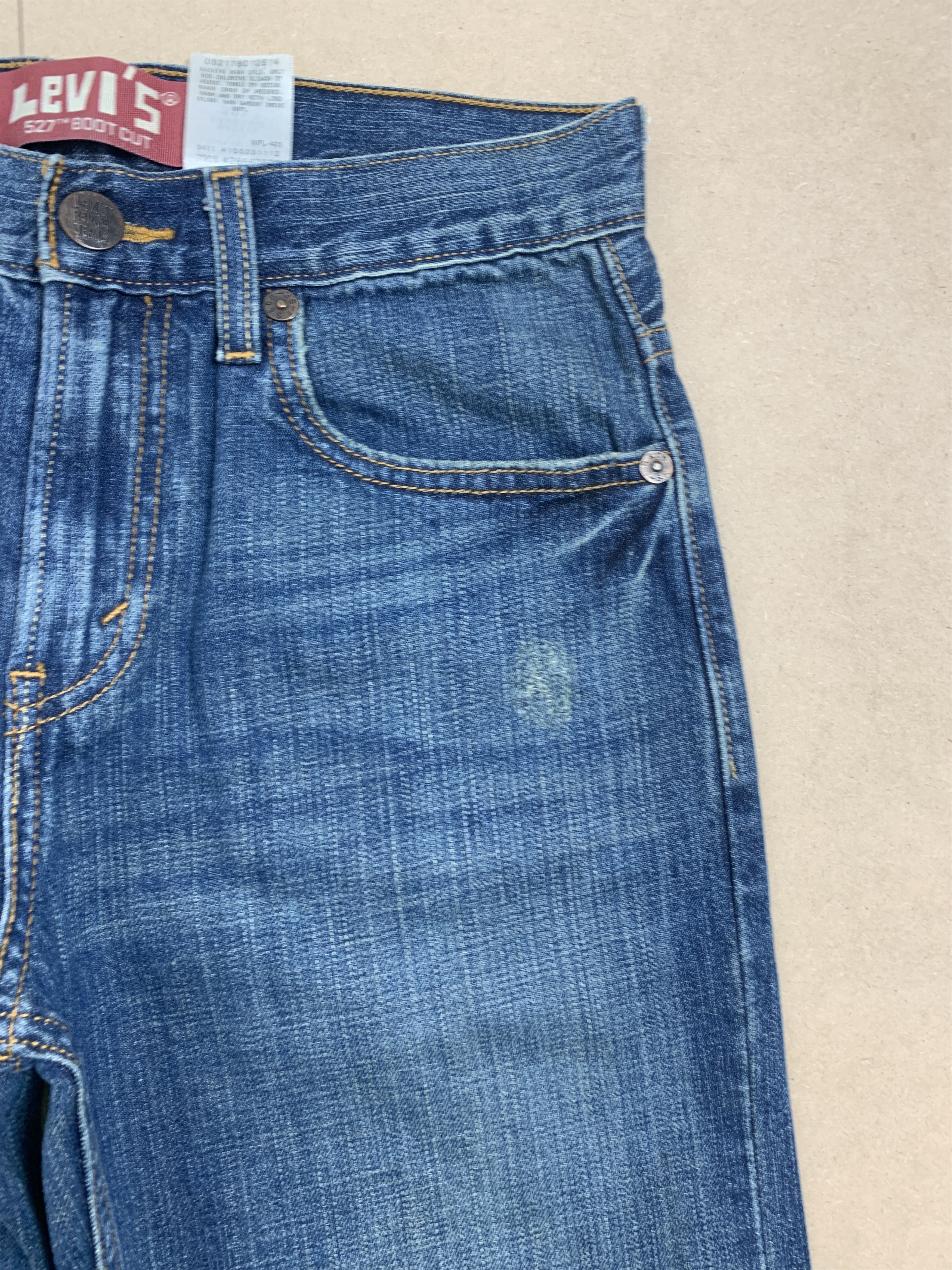 Levi's Vintage LEVI'S 527 BootCut Flared Mid Wash Jeans Size US 28 / EU 44 - 5 Thumbnail