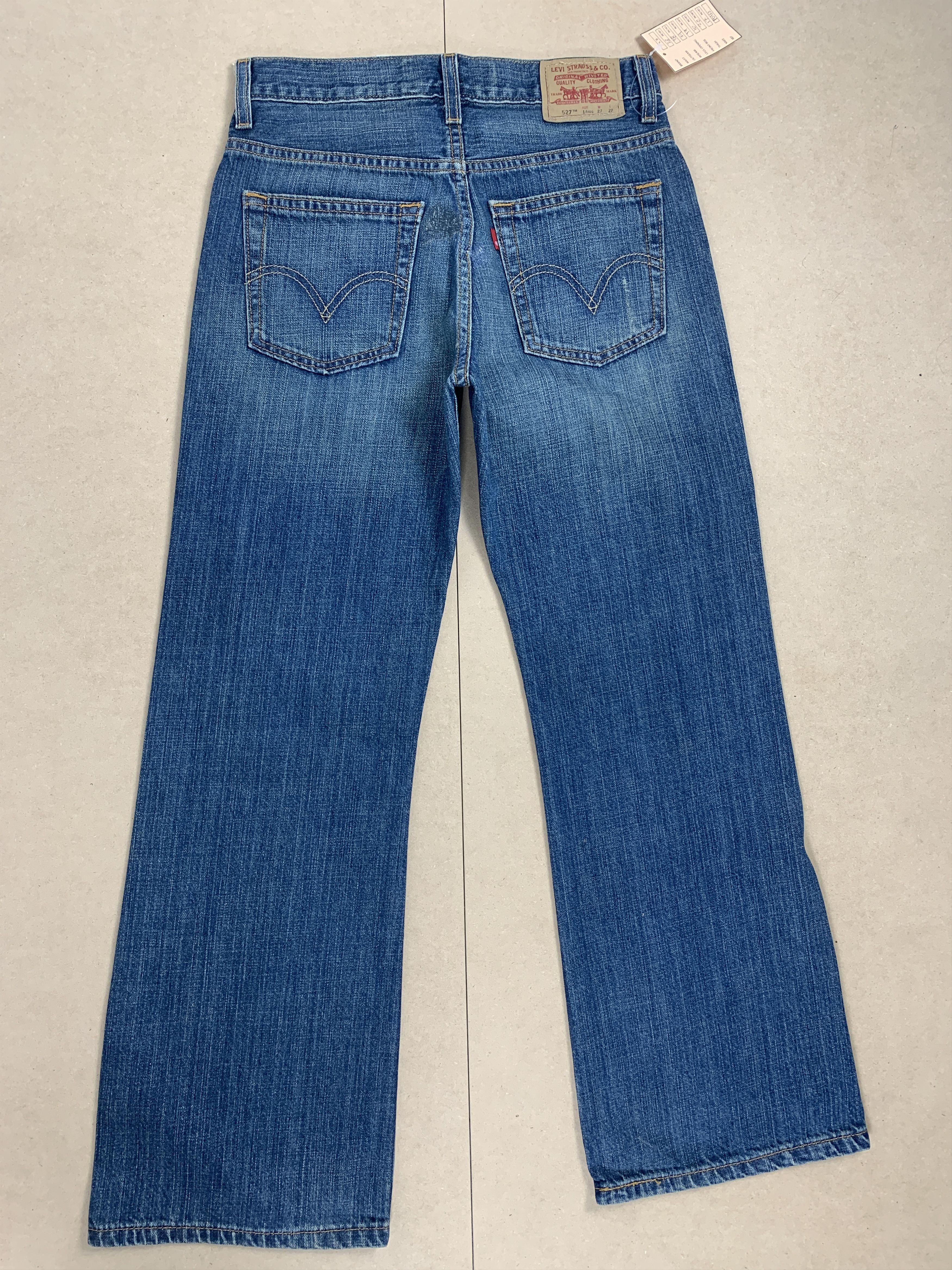 Levi's Vintage LEVI'S 527 BootCut Flared Mid Wash Jeans Size US 28 / EU 44 - 7 Thumbnail