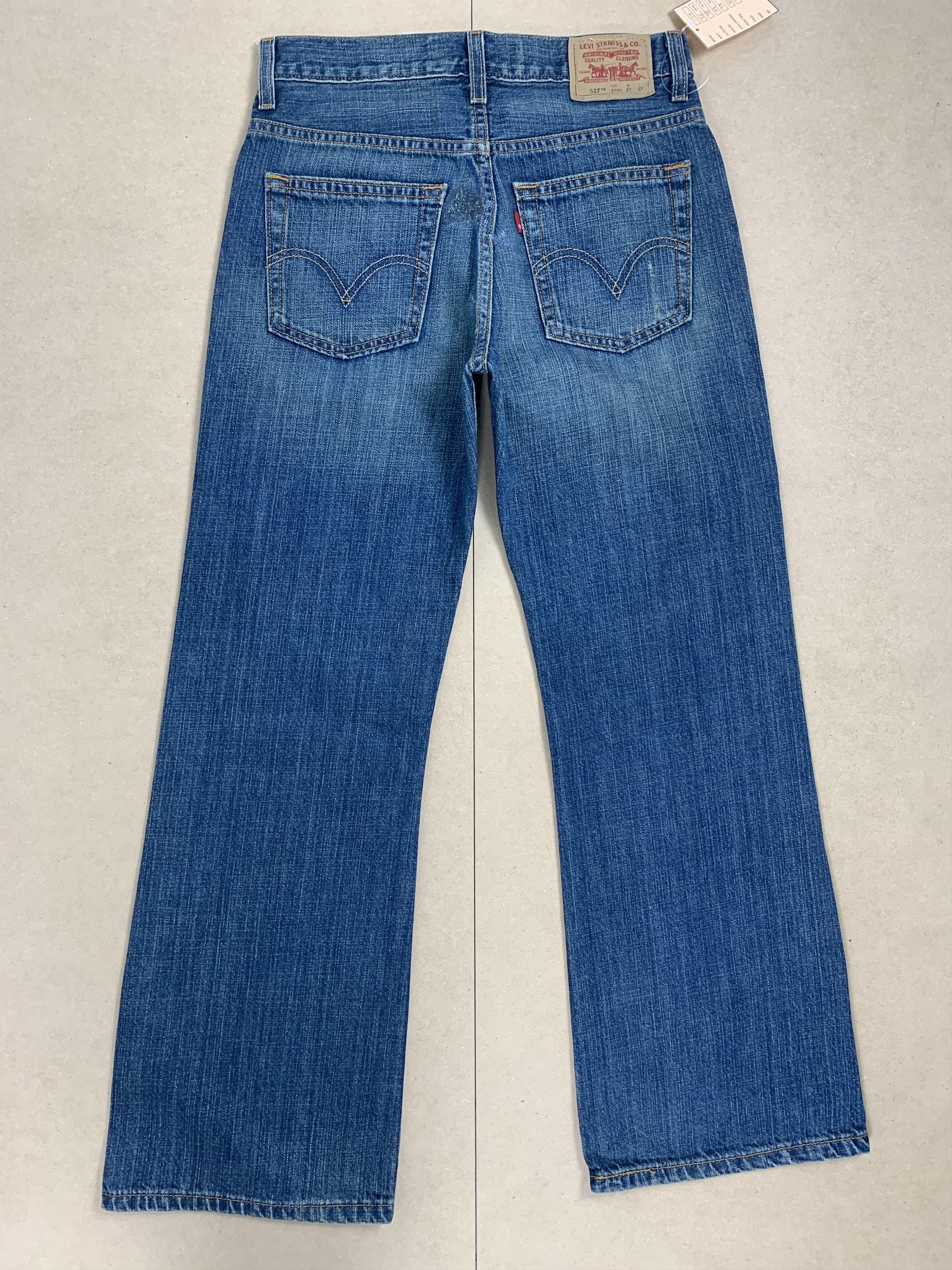 Levi's Vintage LEVI'S 527 BootCut Flared Mid Wash Jeans Size US 28 / EU 44 - 8 Thumbnail