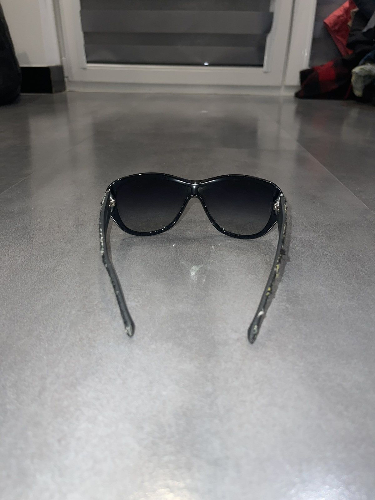 Chanel Chanel 5242 C.1404/3C Black Tweed Sunglasses Size ONE SIZE - 8 Thumbnail