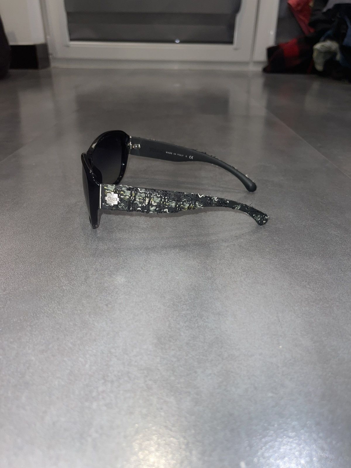 Chanel Chanel 5242 C.1404/3C Black Tweed Sunglasses Size ONE SIZE - 5 Thumbnail