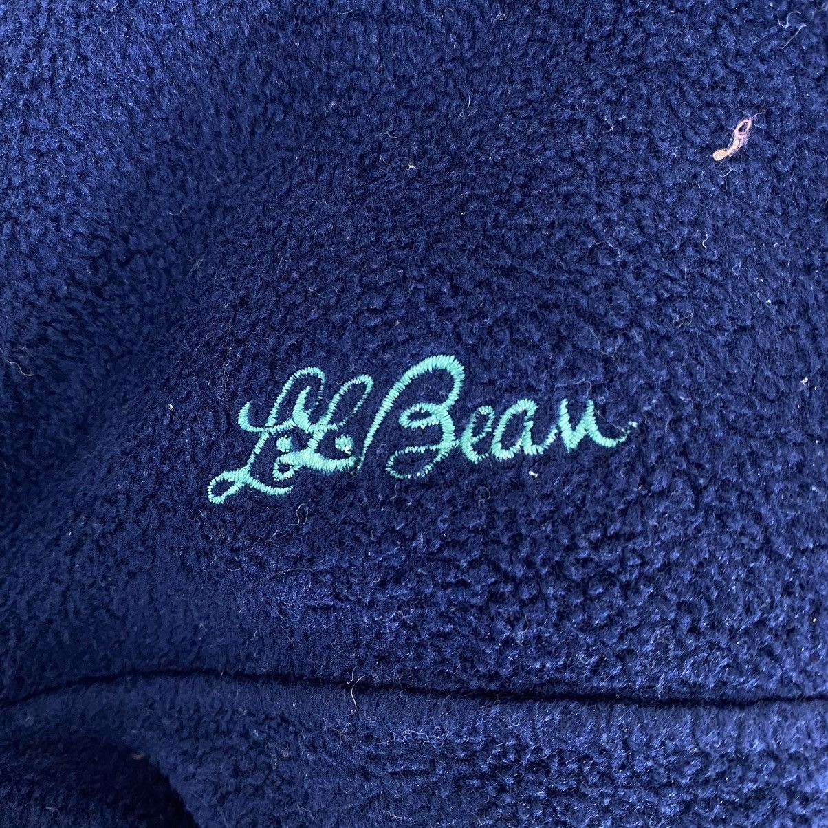 L.L. Bean Vintage L.L BEAN Retro Sherpa Half Zipper Navy Bomber Jacket Size US M / EU 48-50 / 2 - 3 Thumbnail