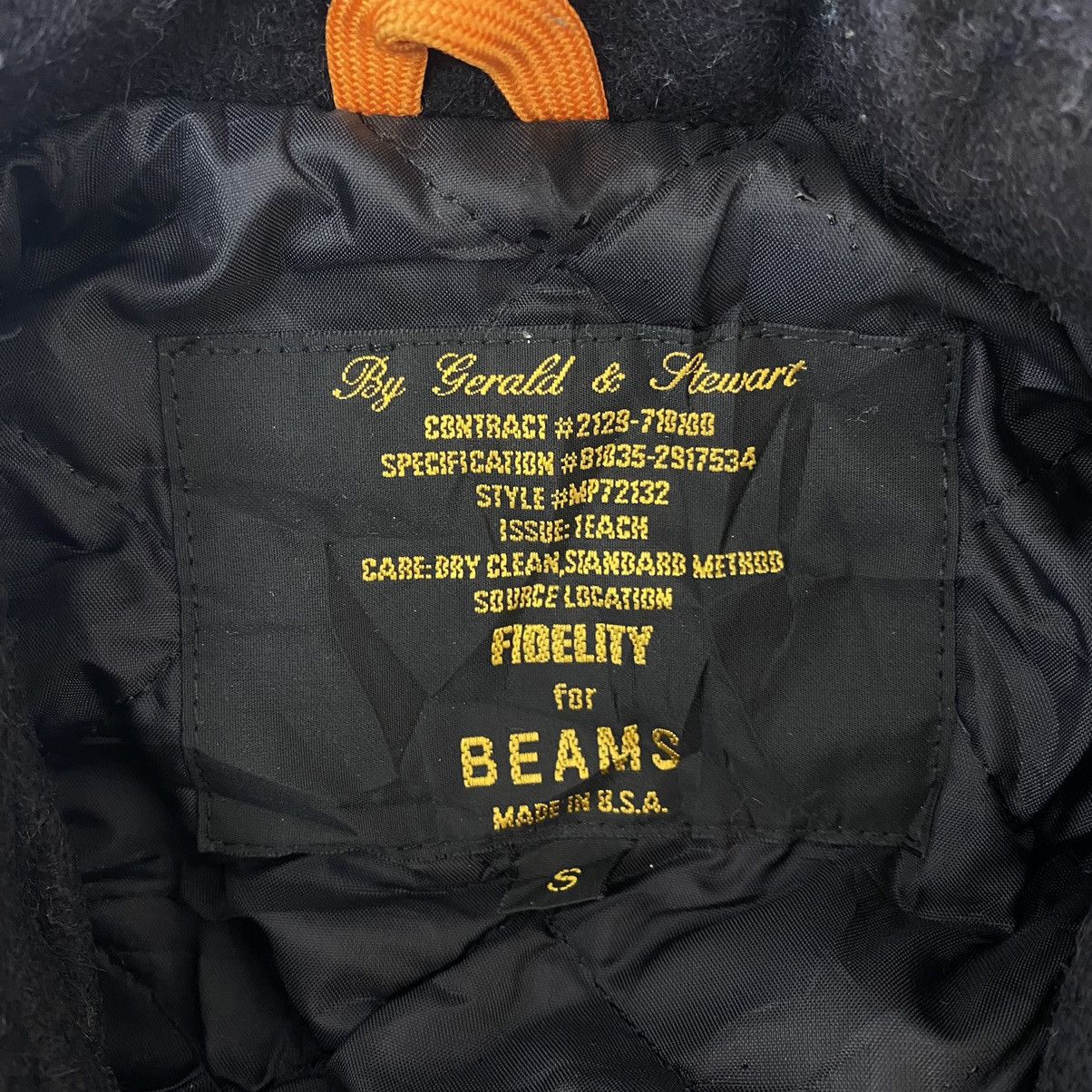 Japanese Brand BEAMS x FIDELITY USA Japanese Brand Wool Black Coat Jacket Size US M / EU 48-50 / 2 - 4 Thumbnail