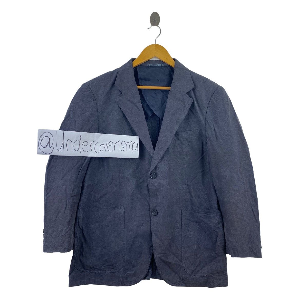Gianni Valentino Vintage GIANNI VALENTINO ITALY Plain Blazer Coat Size US L / EU 52-54 / 3 - 1 Thumbnail