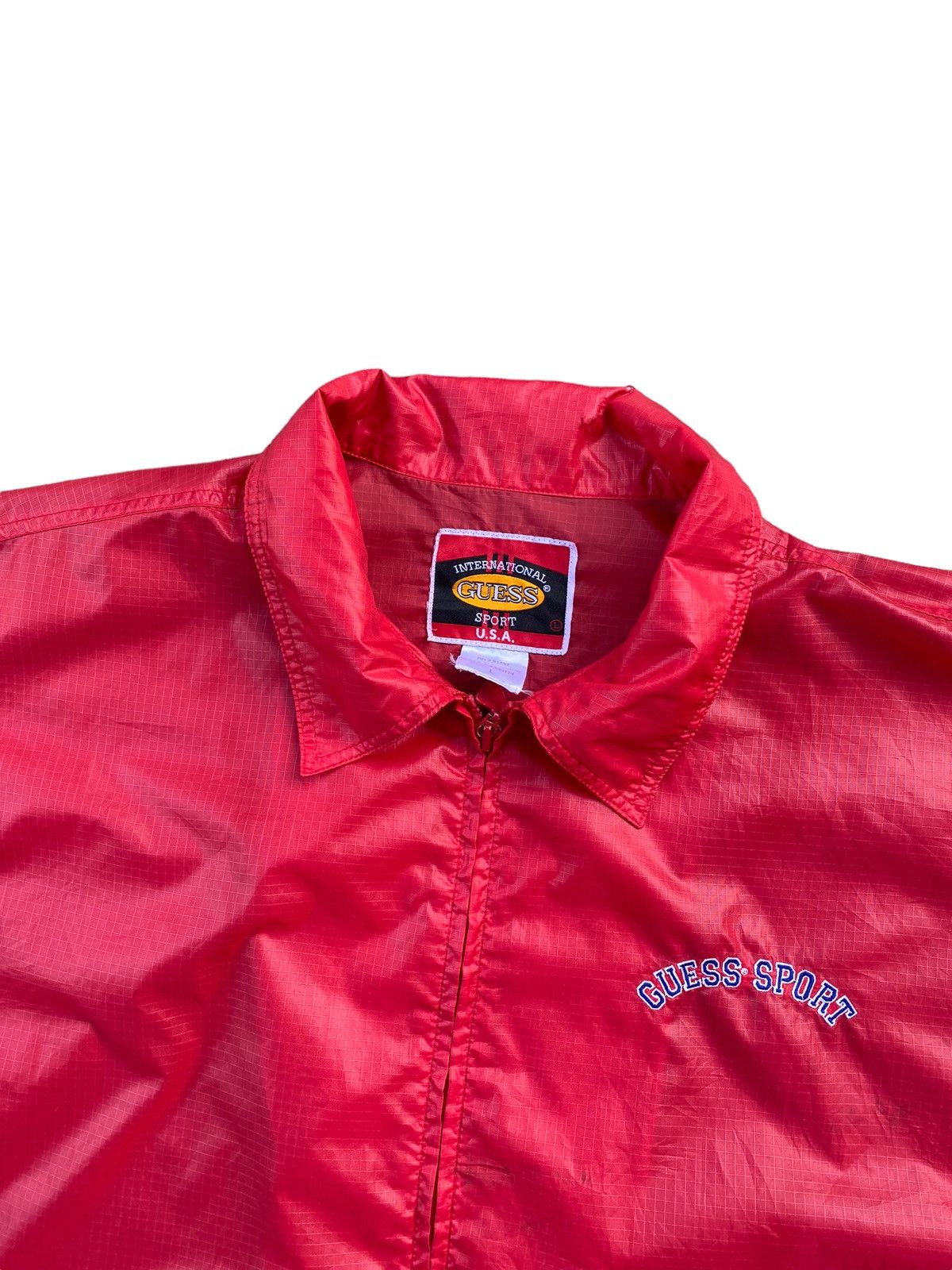 Guess × Vintage Vintage 90s Guess Windbreaker Jacket. #A6 Size US L / EU 52-54 / 3 - 4 Thumbnail