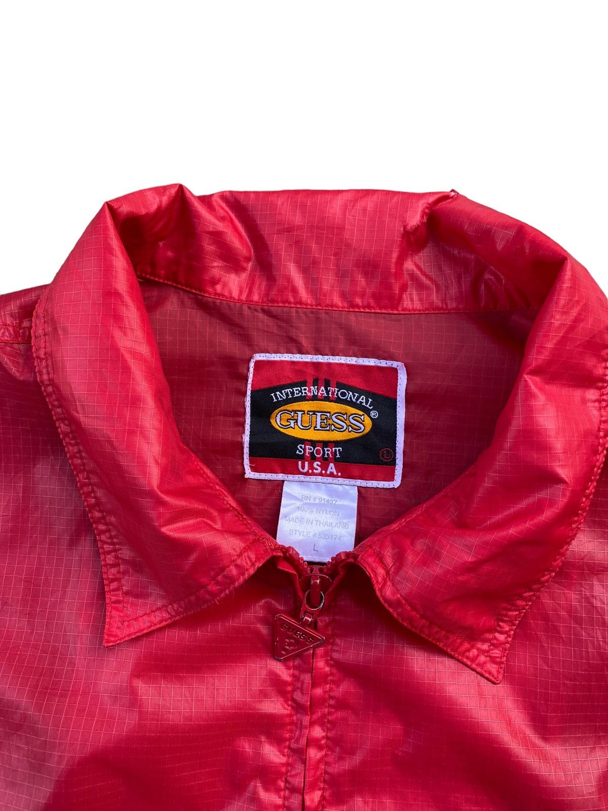 Guess × Vintage Vintage 90s Guess Windbreaker Jacket. #A6 Size US L / EU 52-54 / 3 - 2 Thumbnail