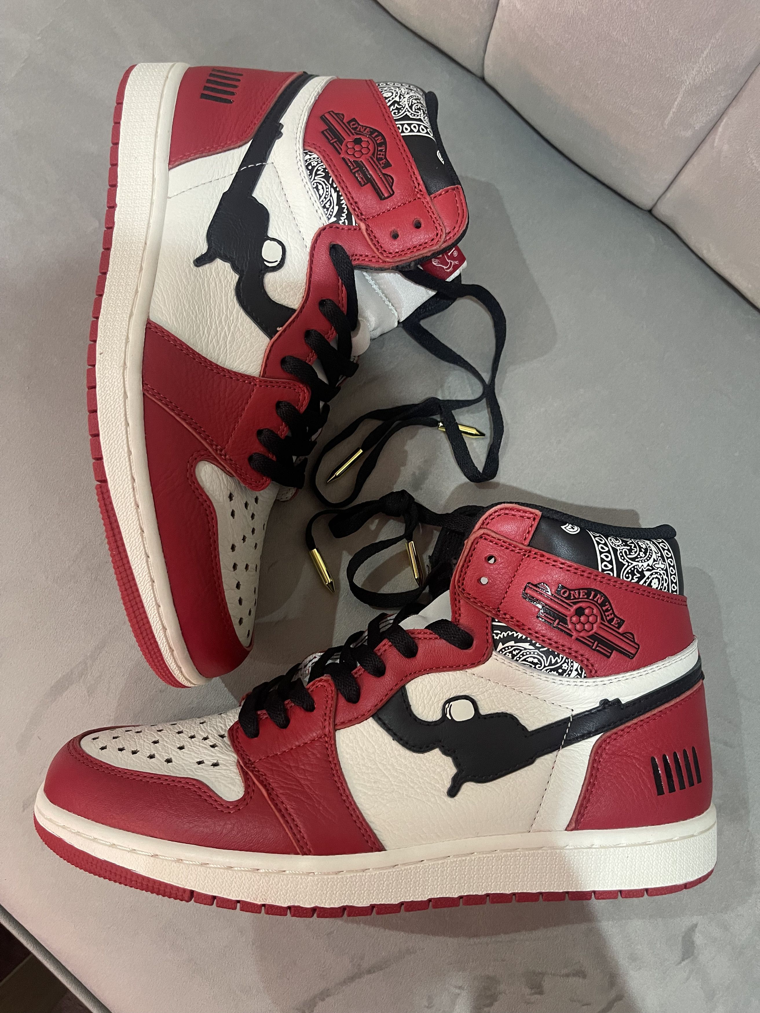 Fugazi FUGAZI One In The Chamber Red White Chicago SIZE 11 - NEW Size US 11 / EU 44 - 2 Thumbnail