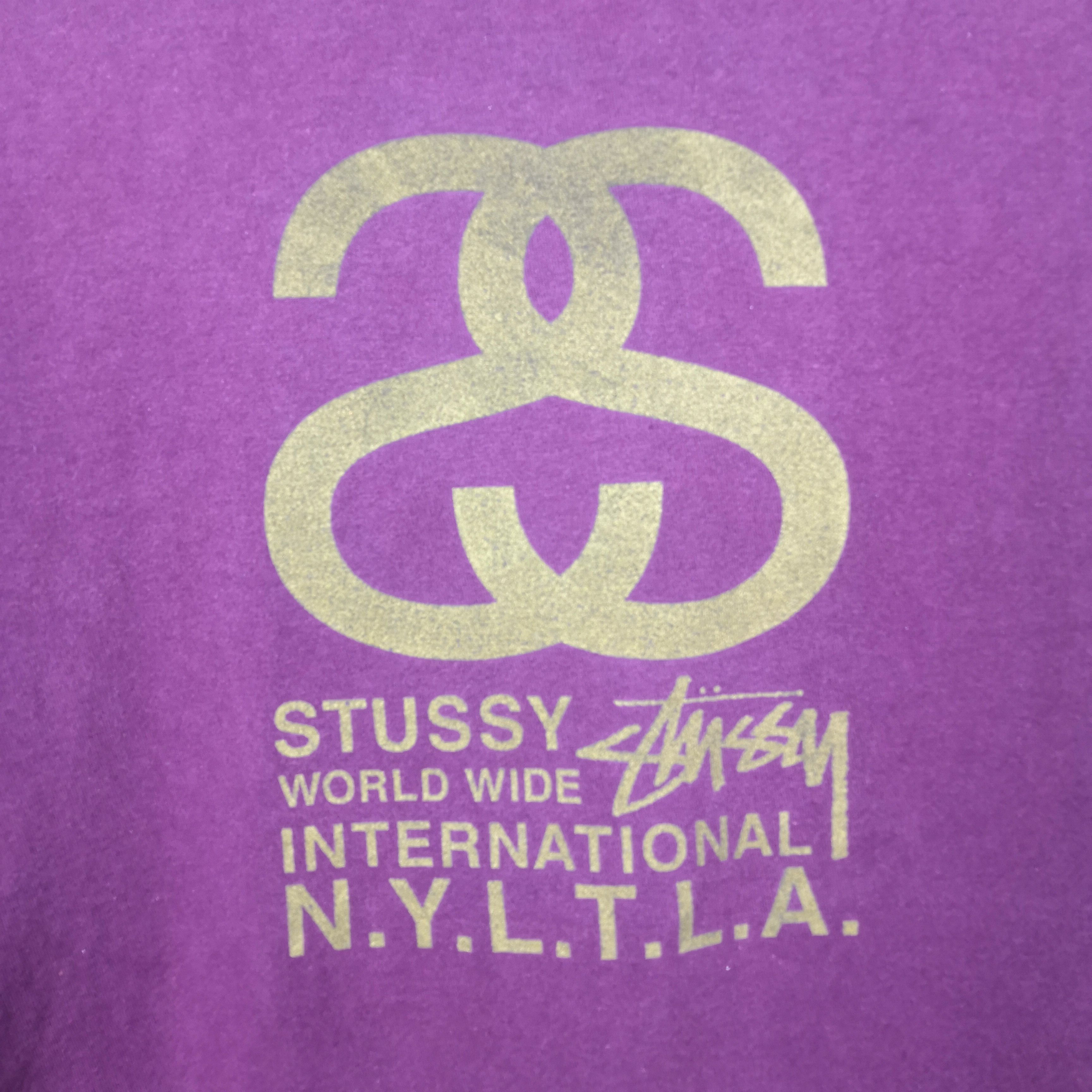Stussy Vintage 90s Stussy Tshirt Double SS Stussy Crewneck Tees Size US XL / EU 56 / 4 - 6 Thumbnail