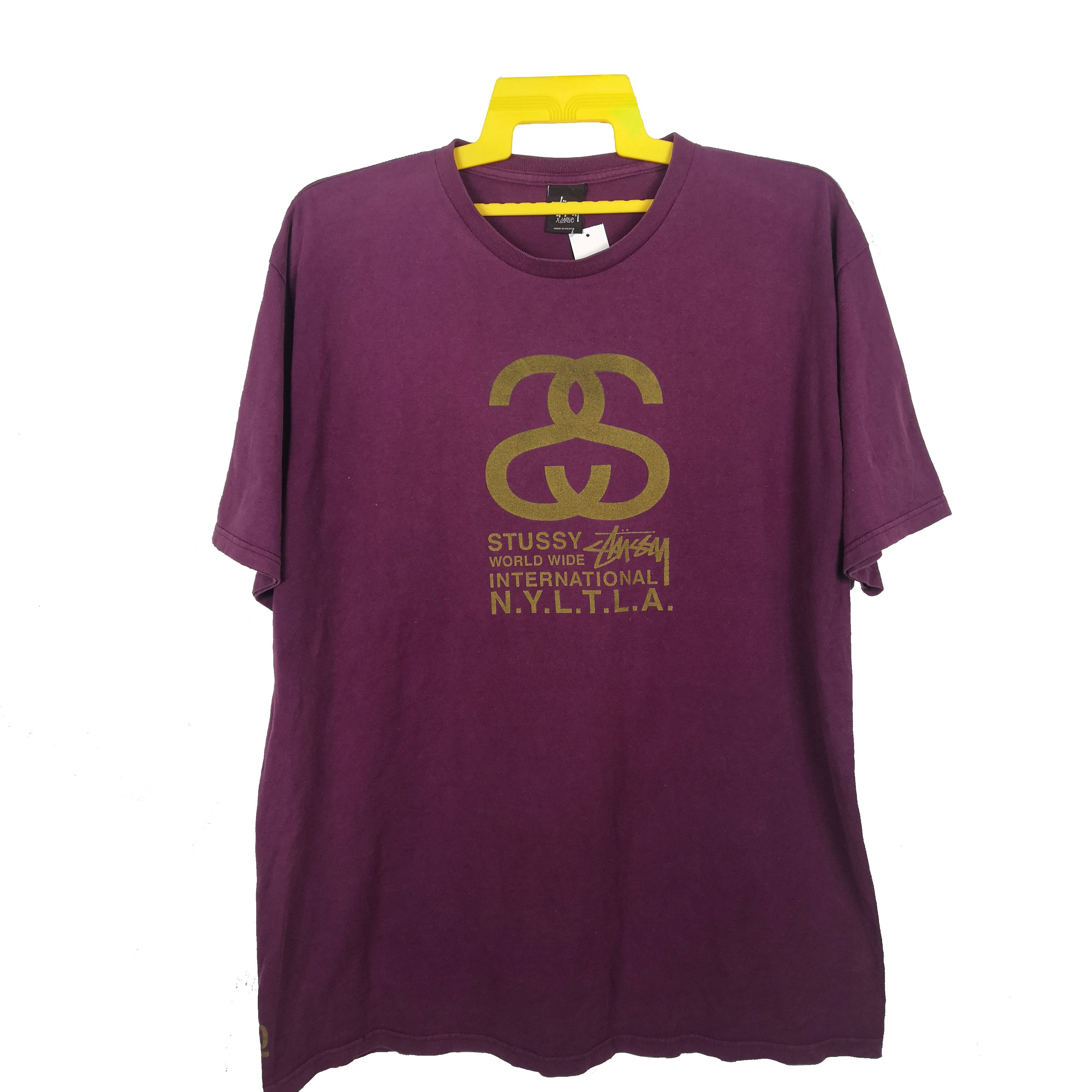 Stussy Vintage 90s Stussy Tshirt Double SS Stussy Crewneck Tees Size US XL / EU 56 / 4 - 2 Thumbnail
