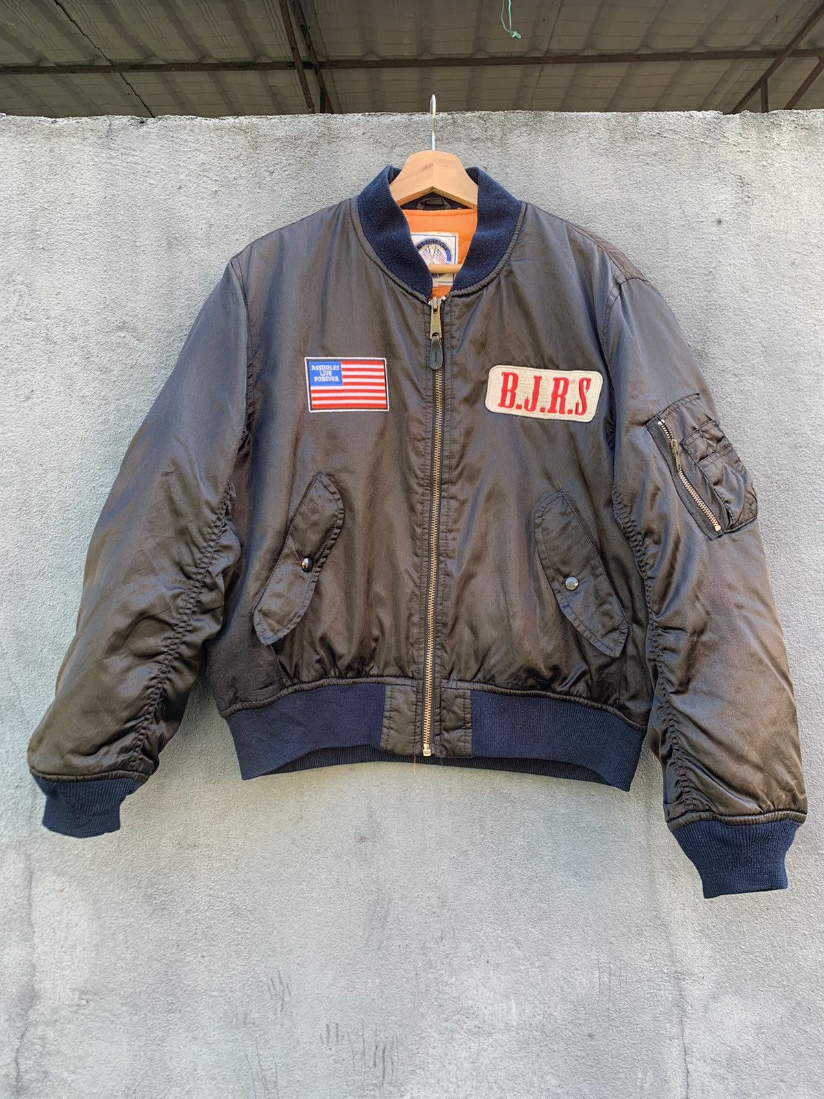 Vintage 👹90s American Arizona Riders Motorcycle Bomber Jacket Size US M / EU 48-50 / 2 - 5 Thumbnail