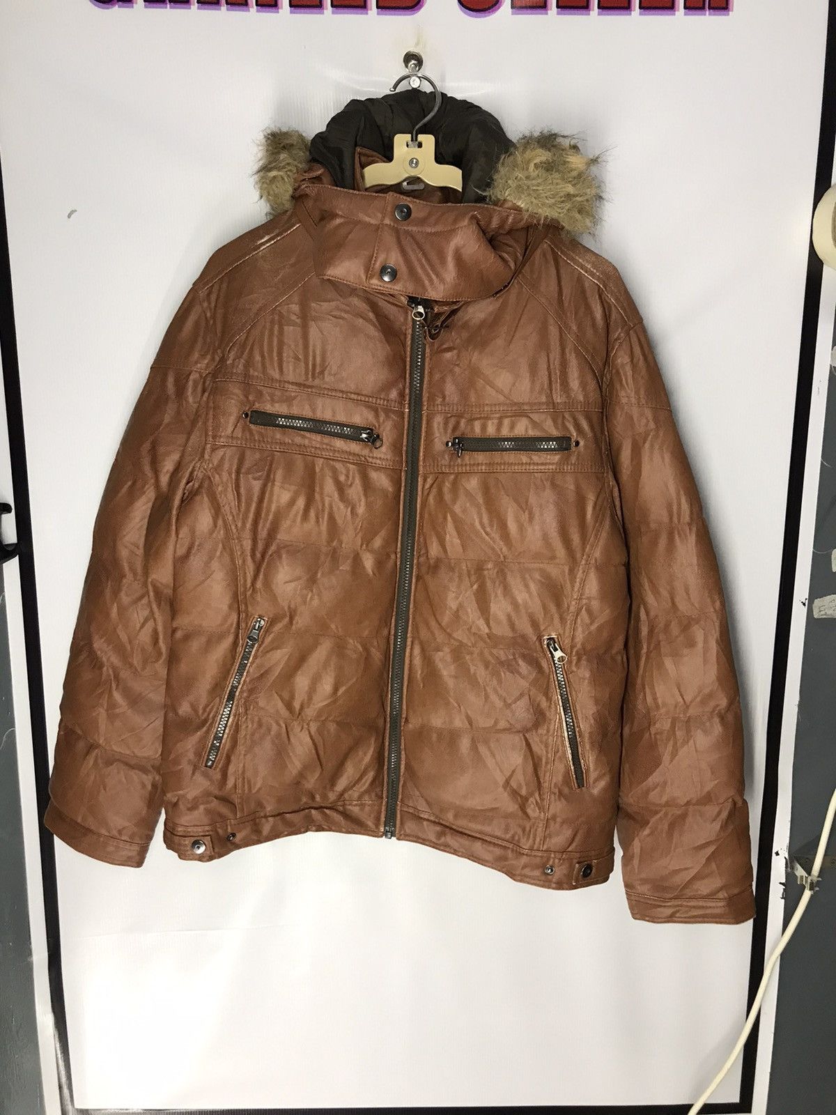 Japanese Brand Splendid satisfaction puffer jacket with hoodie Size US L / EU 52-54 / 3 - 9 Thumbnail