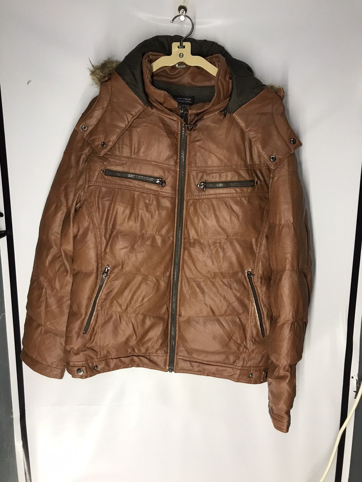 Japanese Brand Splendid satisfaction puffer jacket with hoodie Size US L / EU 52-54 / 3 - 10 Thumbnail