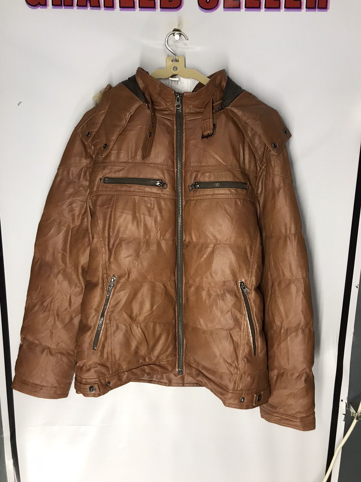 Japanese Brand Splendid satisfaction puffer jacket with hoodie Size US L / EU 52-54 / 3 - 12 Thumbnail