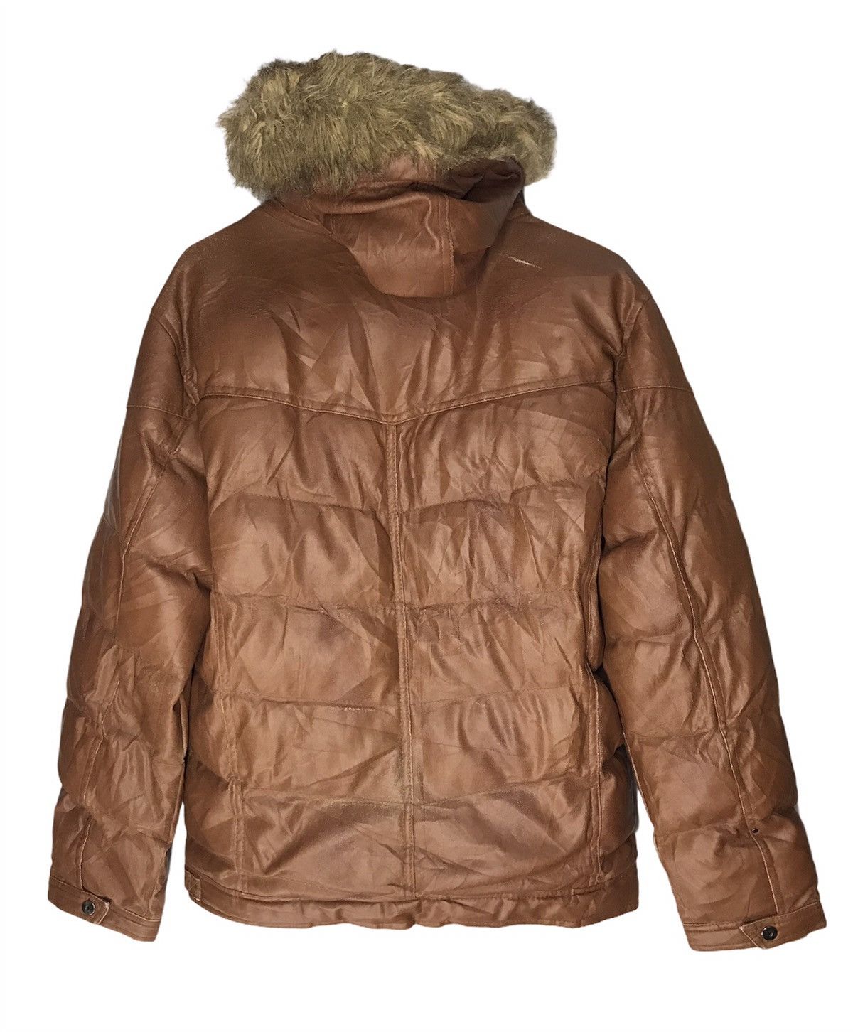 Japanese Brand Splendid satisfaction puffer jacket with hoodie Size US L / EU 52-54 / 3 - 3 Thumbnail