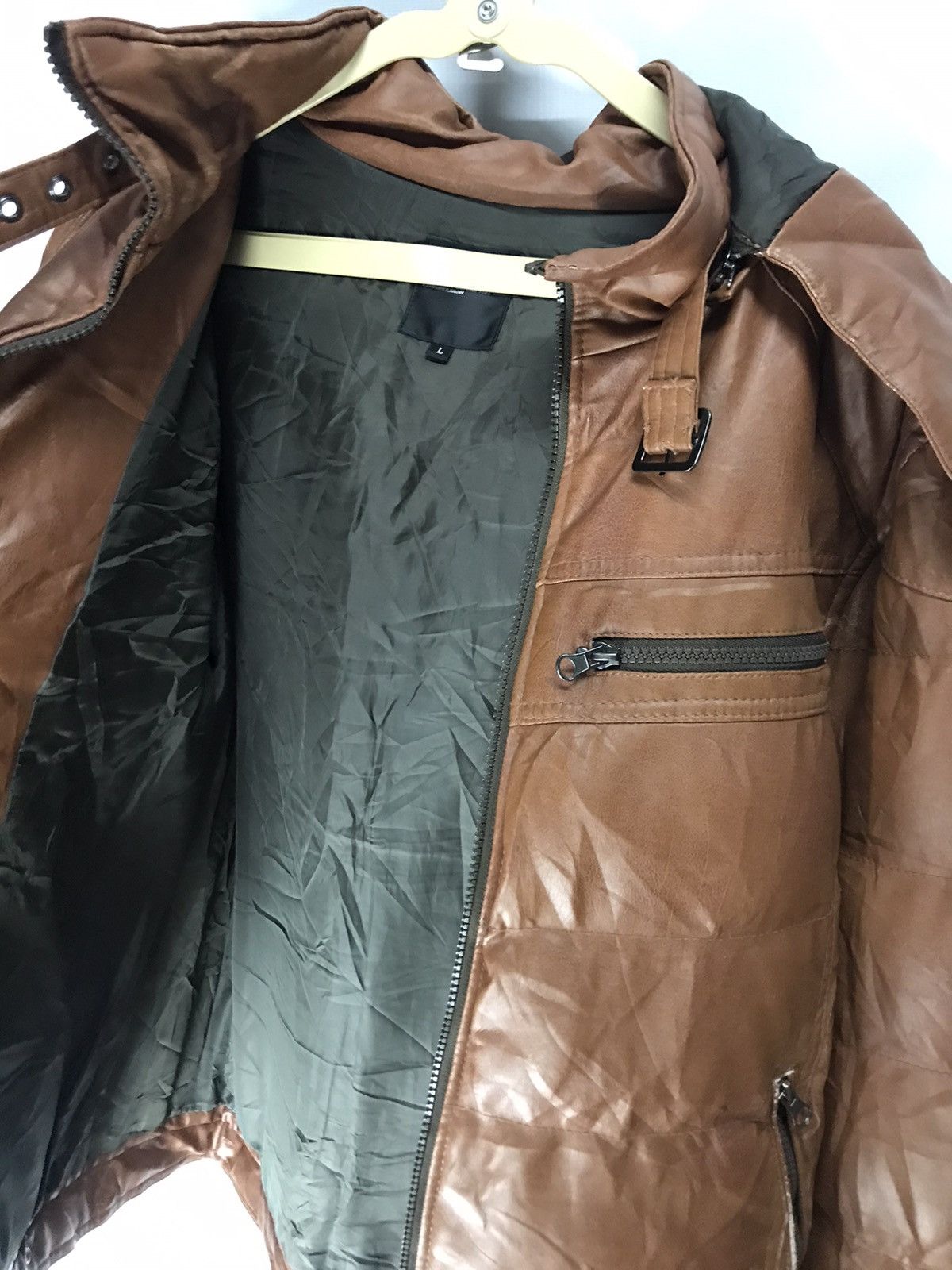 Japanese Brand Splendid satisfaction puffer jacket with hoodie Size US L / EU 52-54 / 3 - 7 Thumbnail