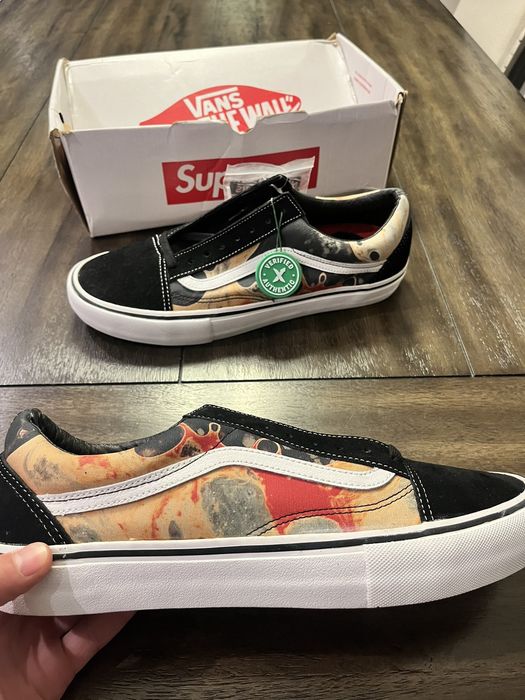 Supreme Vans Old Skool Supreme × Andres Serrano Blood and Semen Il