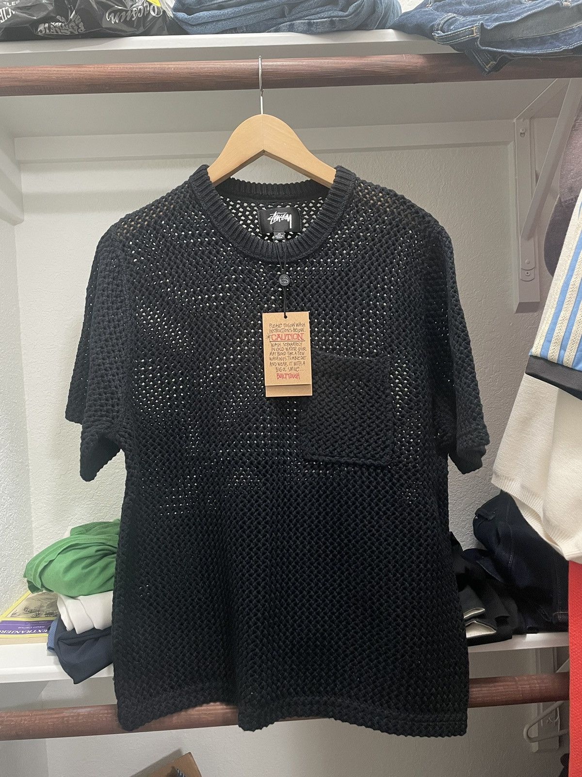Stussy O'Dyed Mesh crew