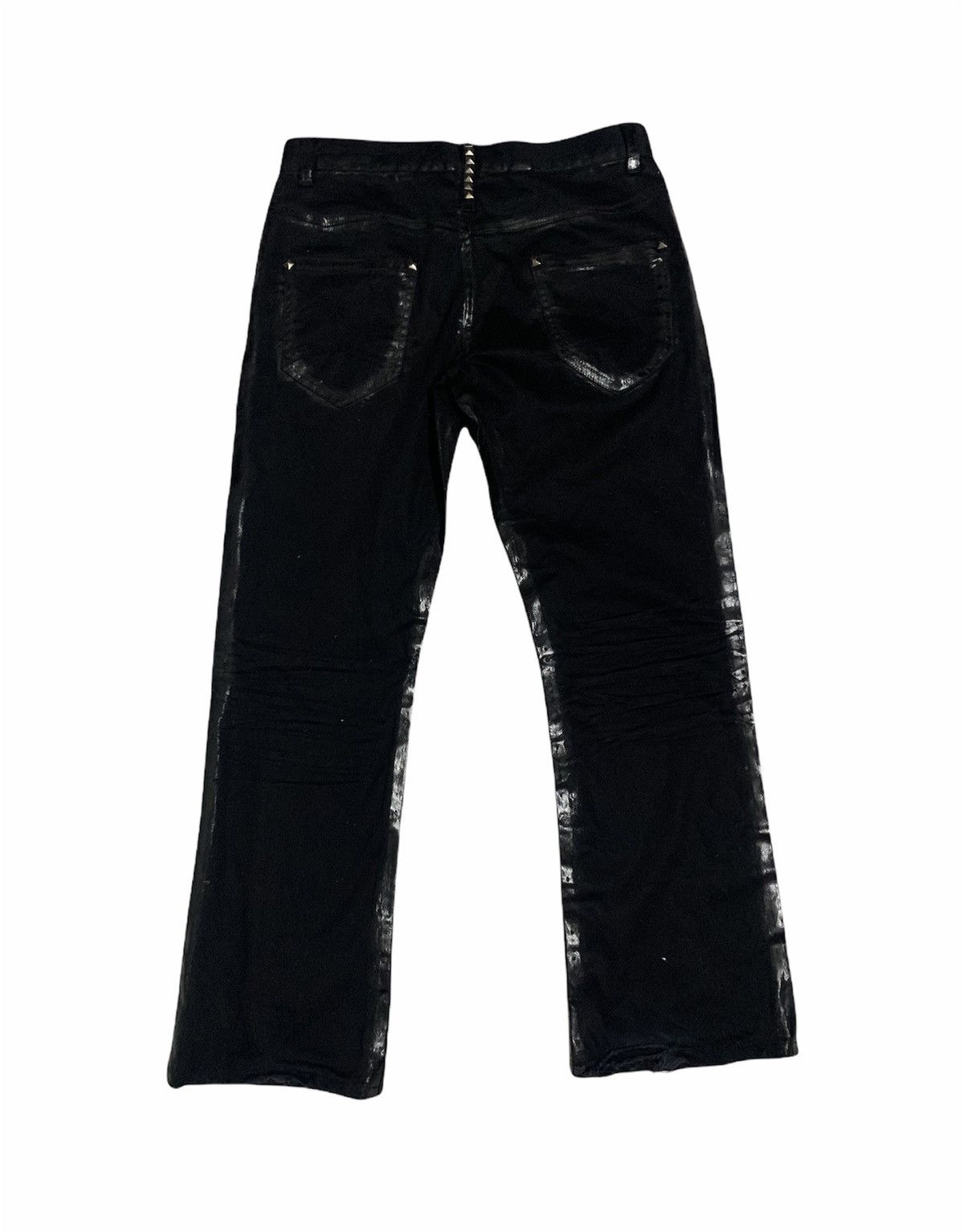 20471120 × Japanese Brand Japanese Brand Semanticdesign Black Smoke Studed Pant Size US 32 / EU 48 - 5 Thumbnail