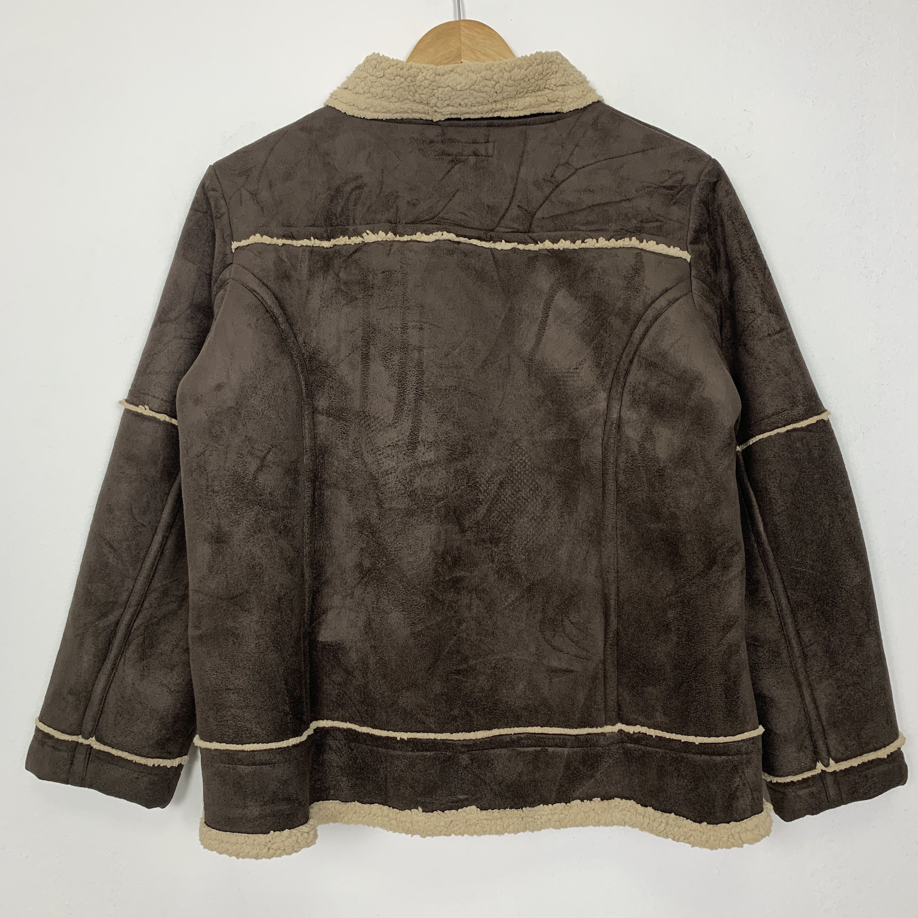 Japanese Brand Vintage JAPANESE BRAND Suede Jackets Sherpa Lining J1051 Size US M / EU 48-50 / 2 - 6 Thumbnail
